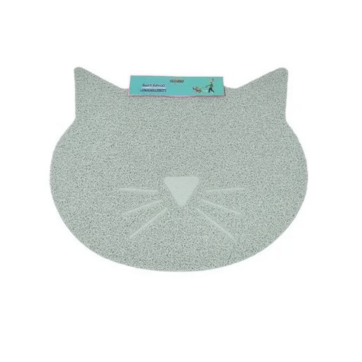 Alfombra gato antideslizante Gris oscuro-0