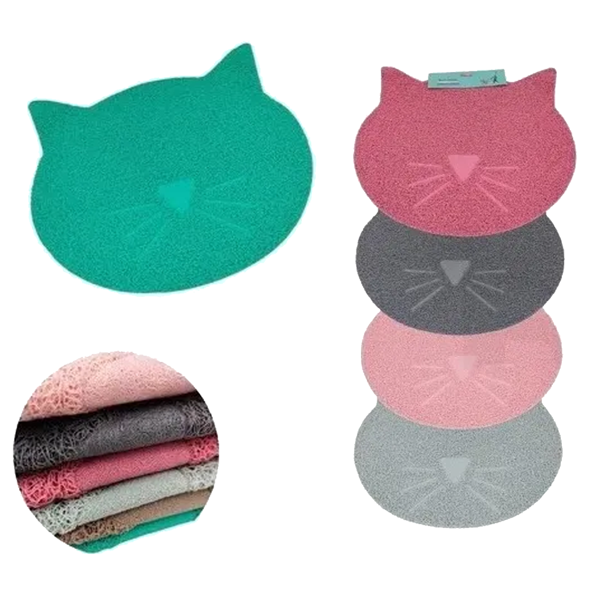 Alfombra gato antideslizante Gris oscuro-2