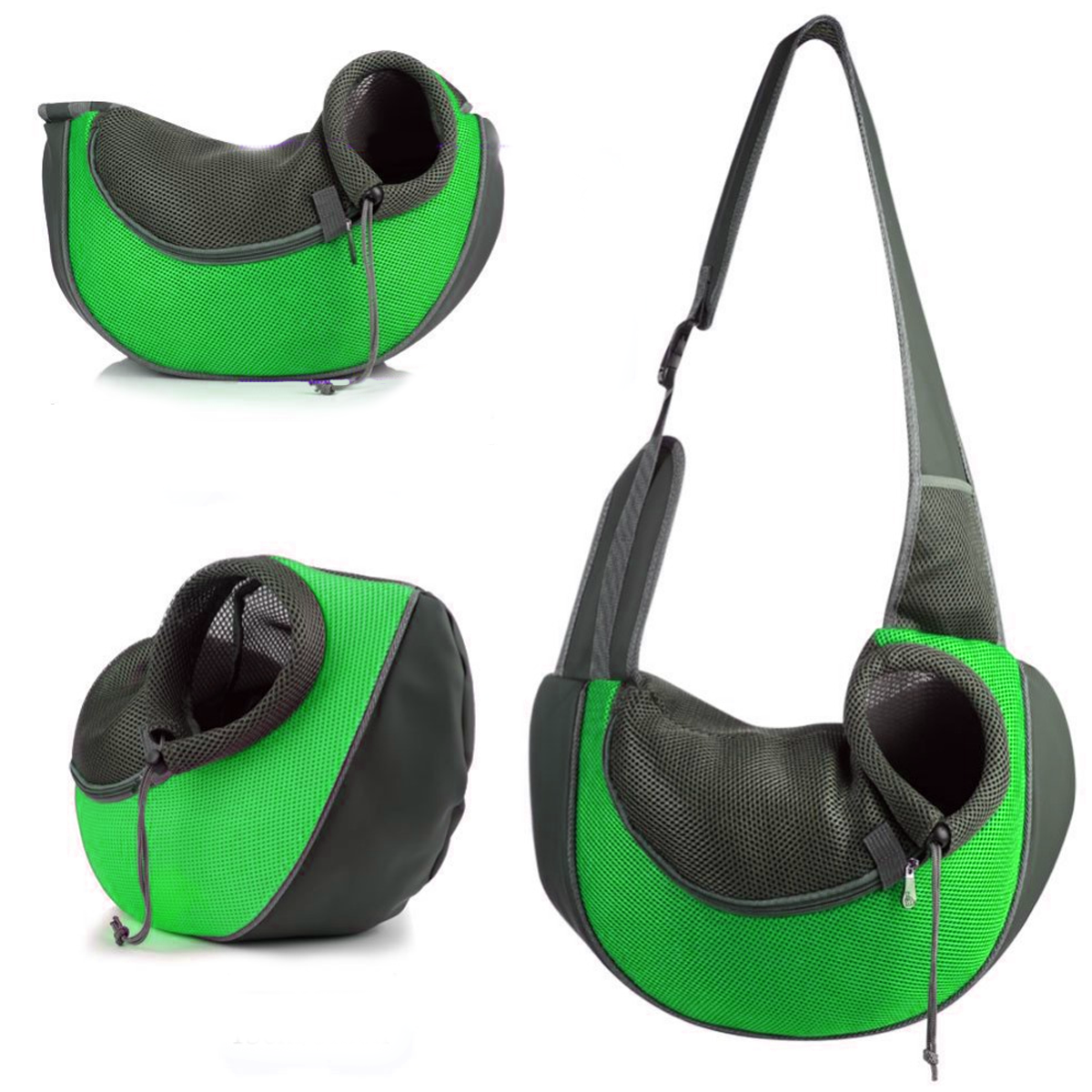 Mochila de transporte mascotas Verde-1