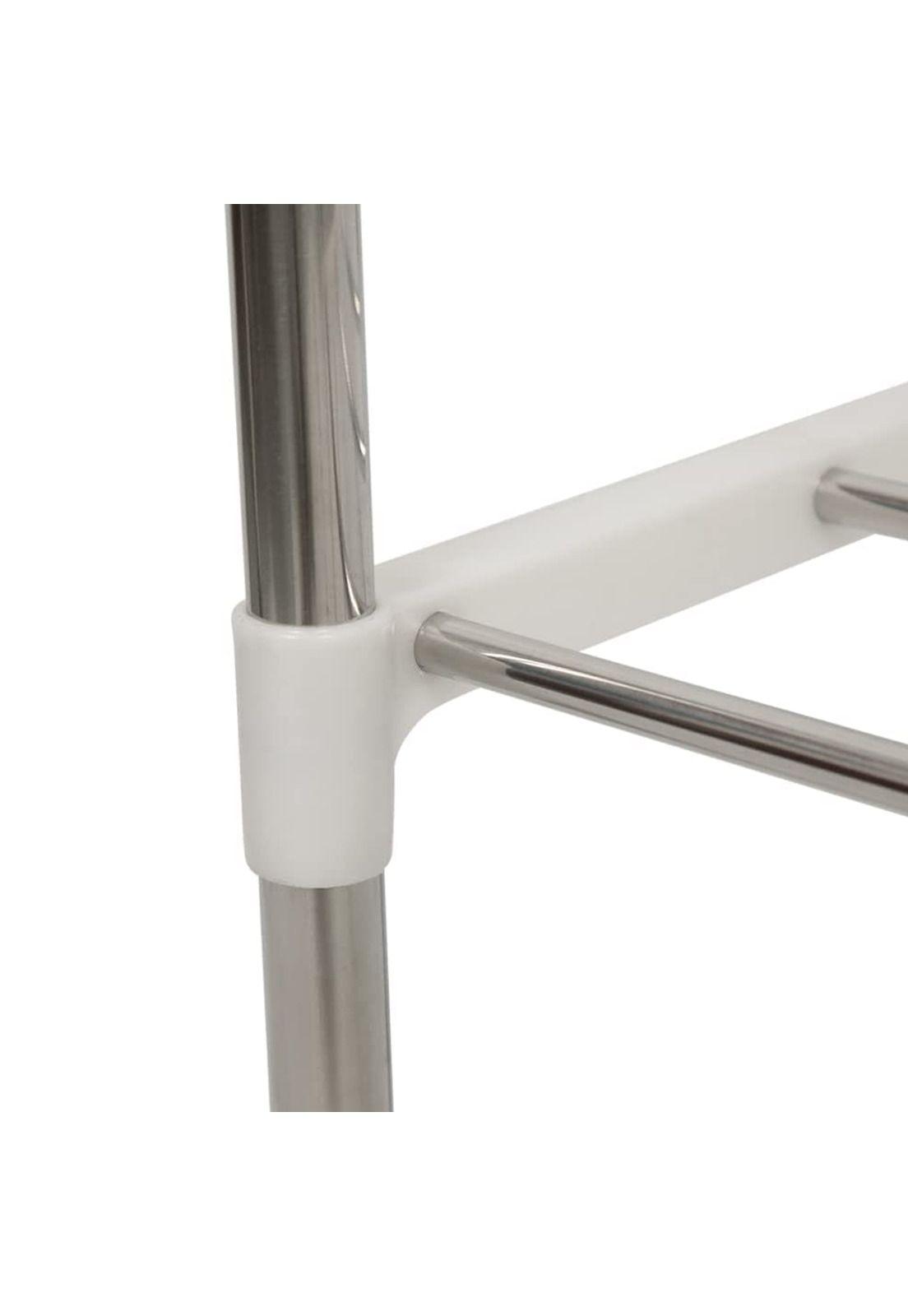 ESTANTE  DE ACERO INOXIDABLE 2 NIVELES-2