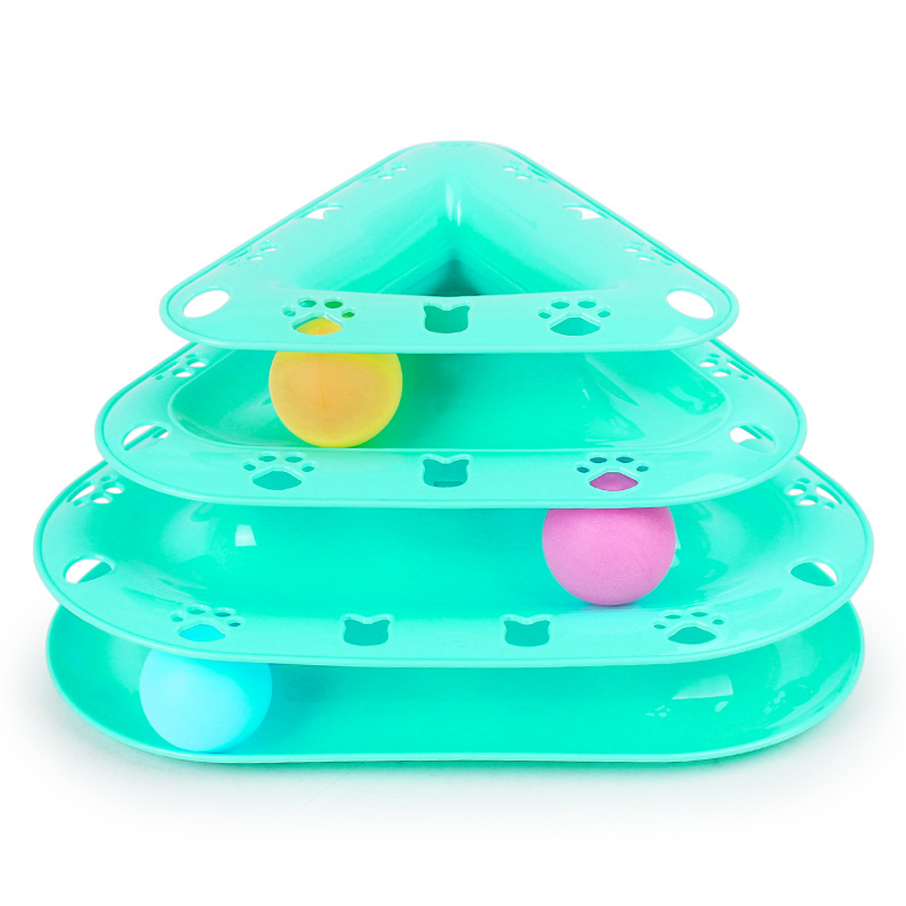 Juguete para gatos de 3 niveles-3