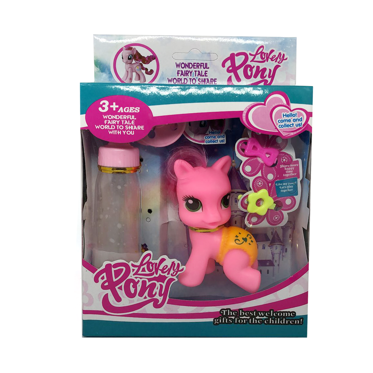 Juguete Lovely Pony Rosado-2