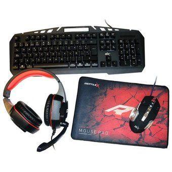 Kit Gamer Teclado + Mouse + Mousepad + Audifonos-2