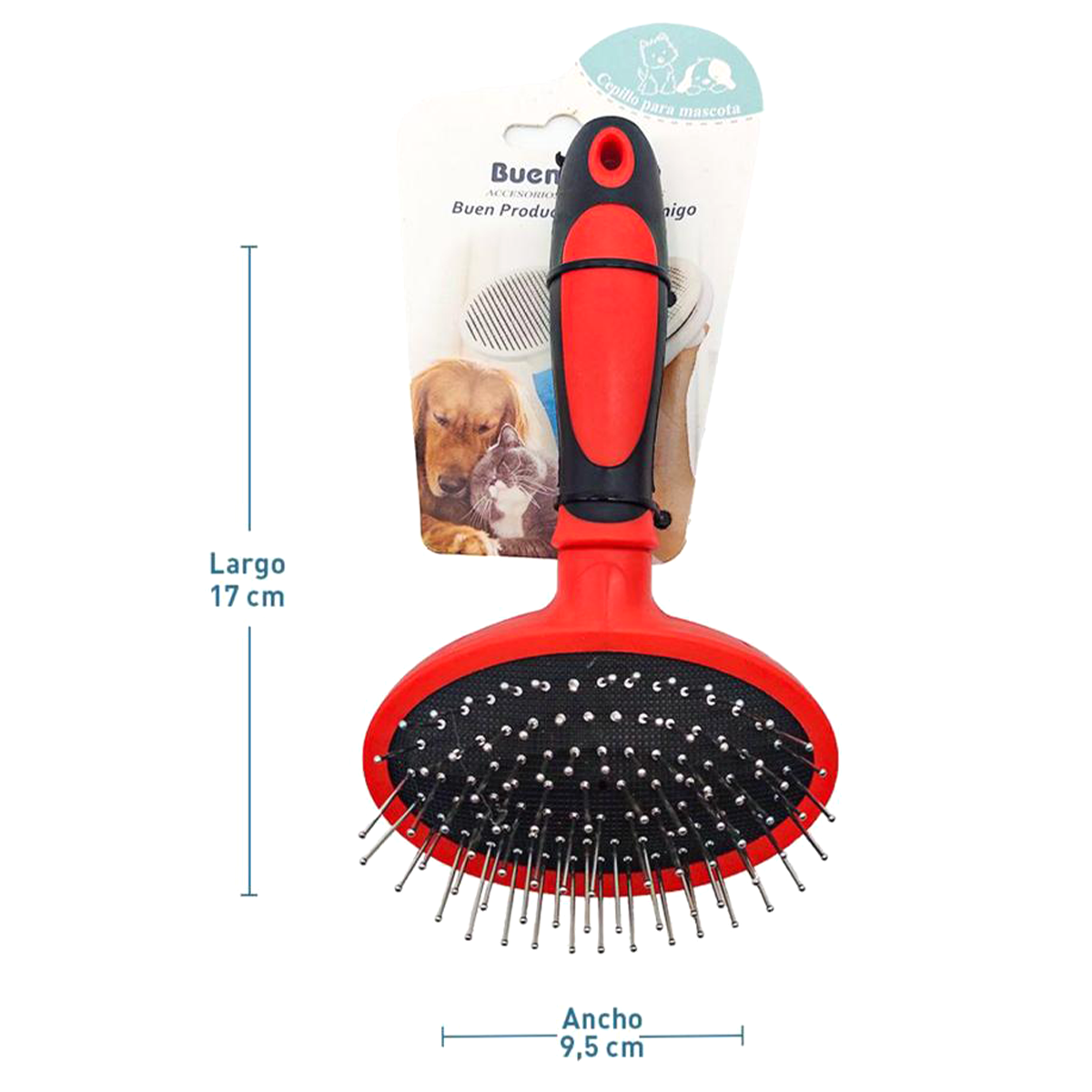 Cepillo para mascotas Rojo-2