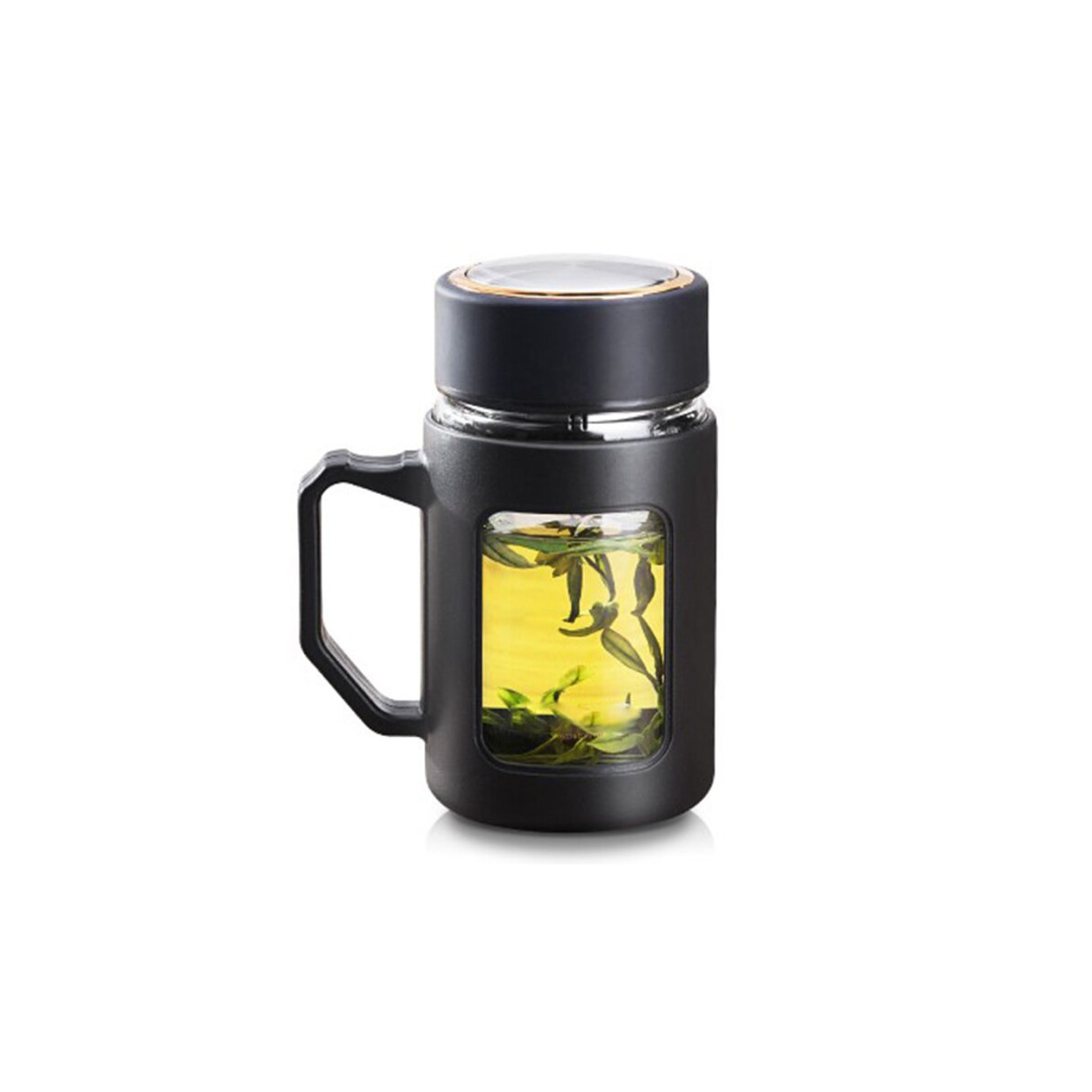 TAZÓN DE TÉ DE VIDRIO DE 500 ML AZUL-0