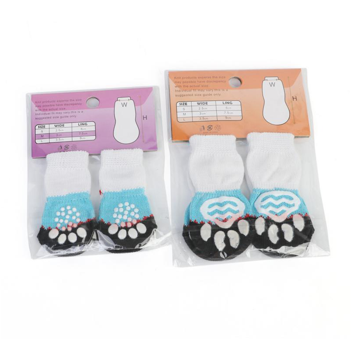 SET 4 CALCETINES PARA MASCOTA TALLA L-3