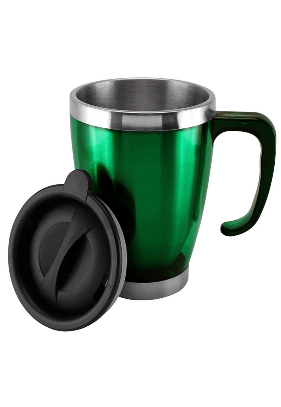 Mug de Acero Inoxidable 440cc Verde-0