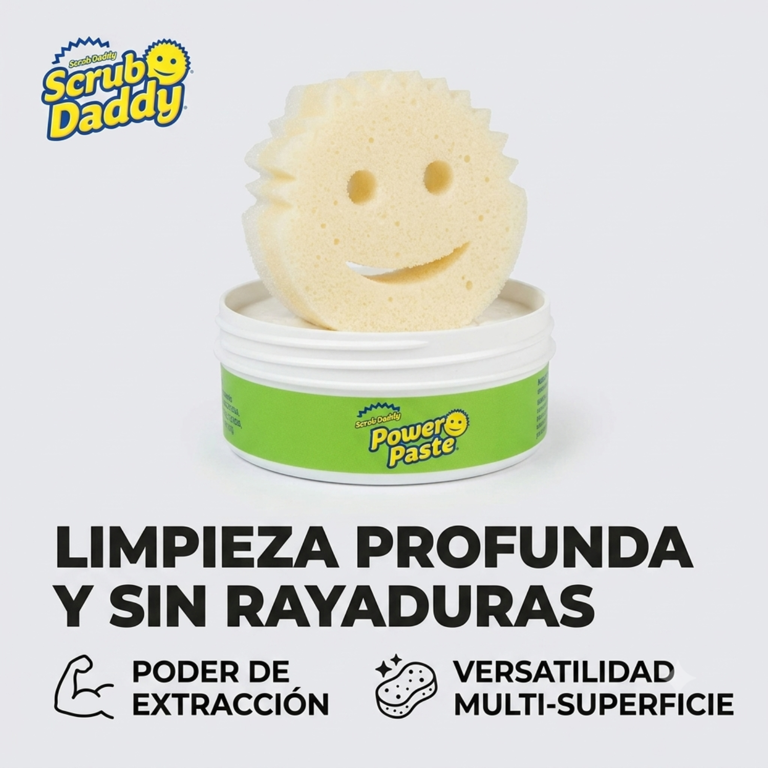 PowerPaste Scrub Daddy 250g + Esponja Scrub Mommy Kit-2