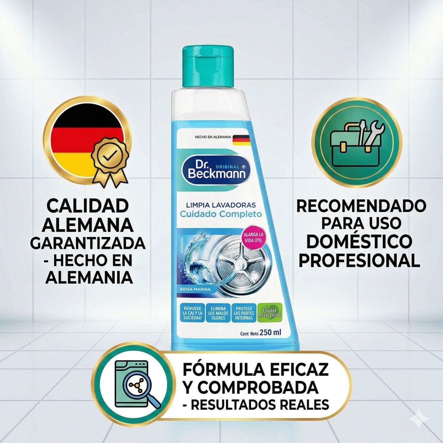 Limpia Lavadoras 250 Ml Dr. Beckmann-3