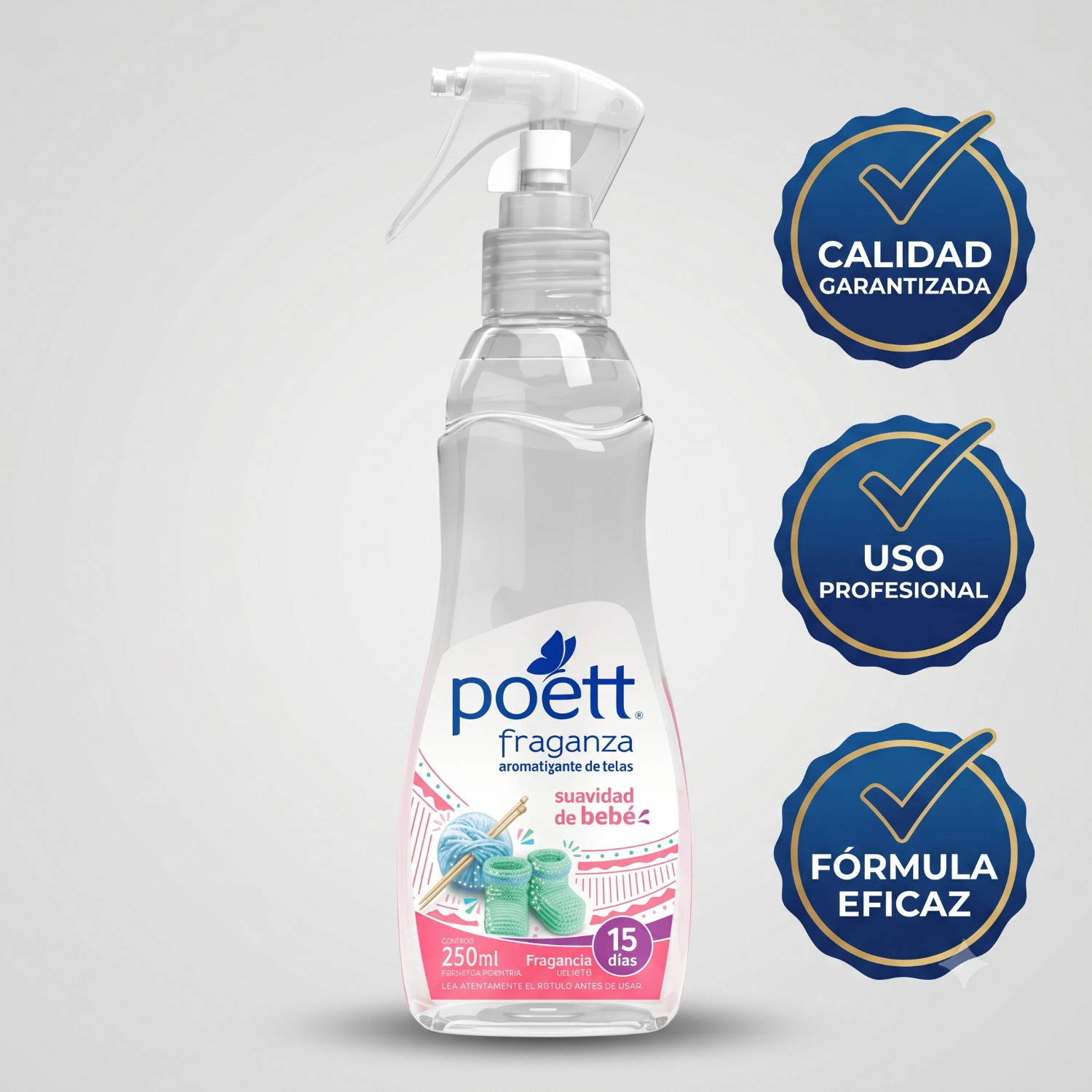 Aromatizante Telas Poett Suavidad Bebe 250ml-5