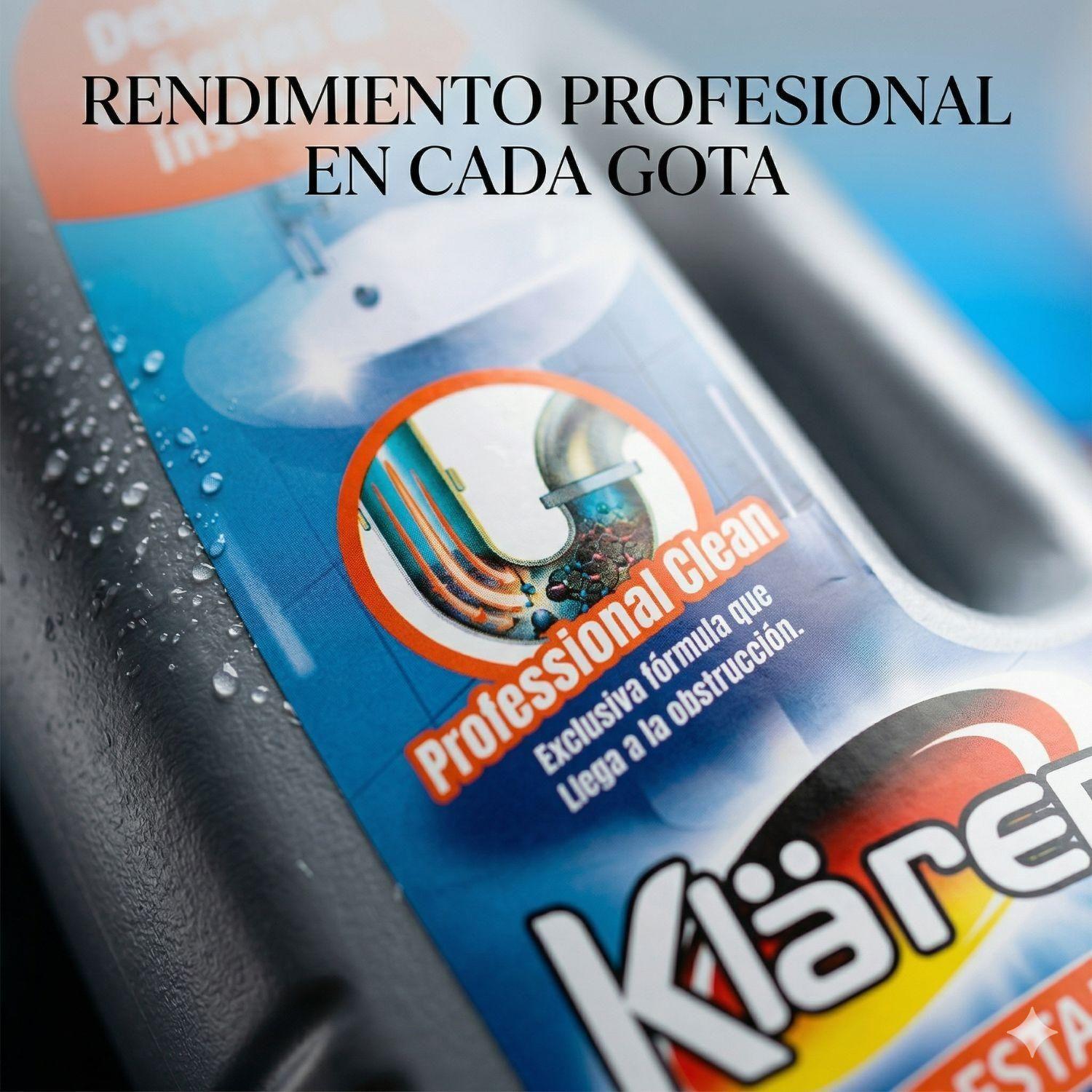 Desatascador Cañerías Klaren Maestro Plomero 1L-6