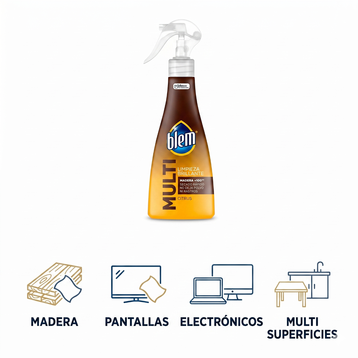 Limpiador Multisuperficies y Electrónicos Blem Gatillo 400ml-3