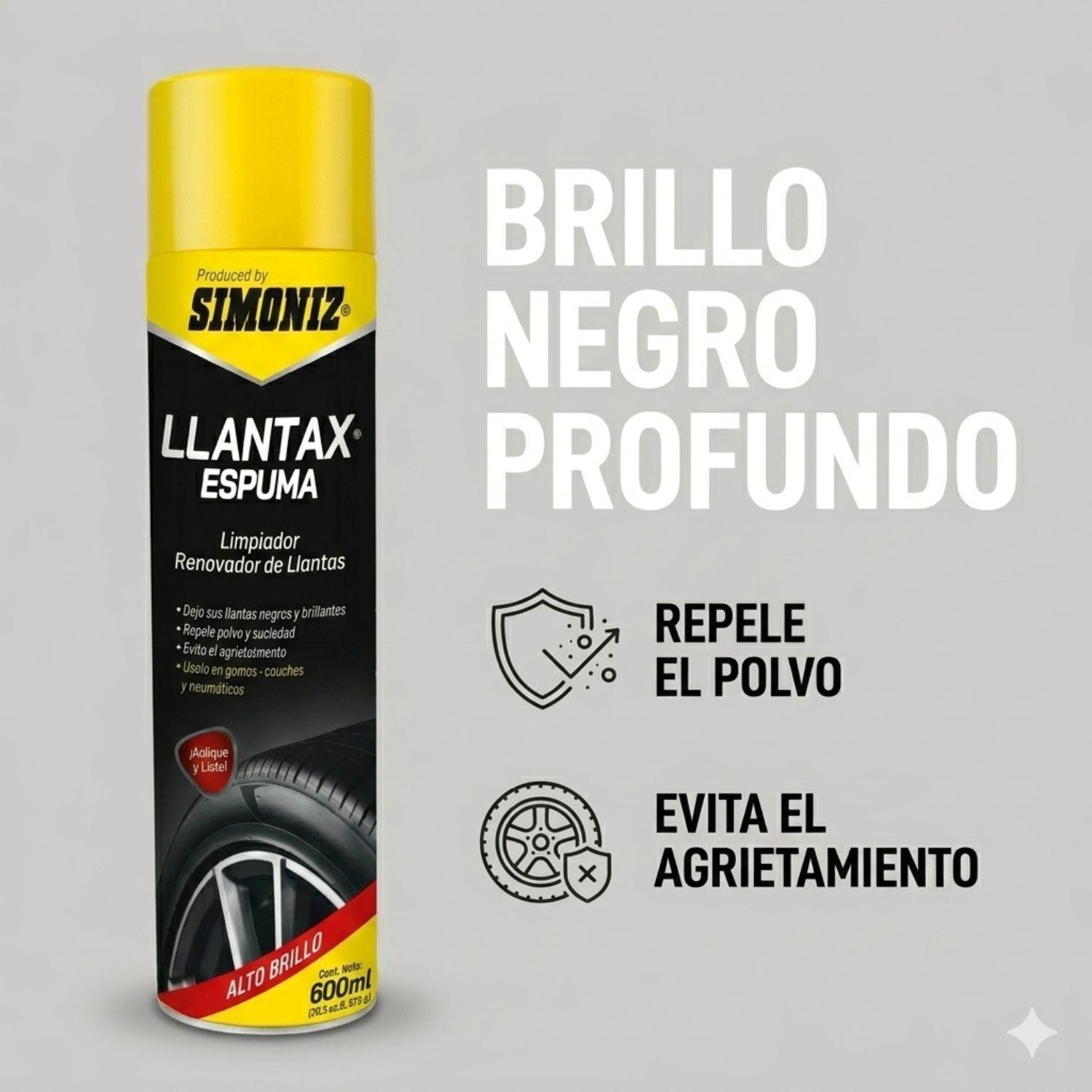 Limpiador de Llantas Simoniz Espuma Para Rines 480ml-2