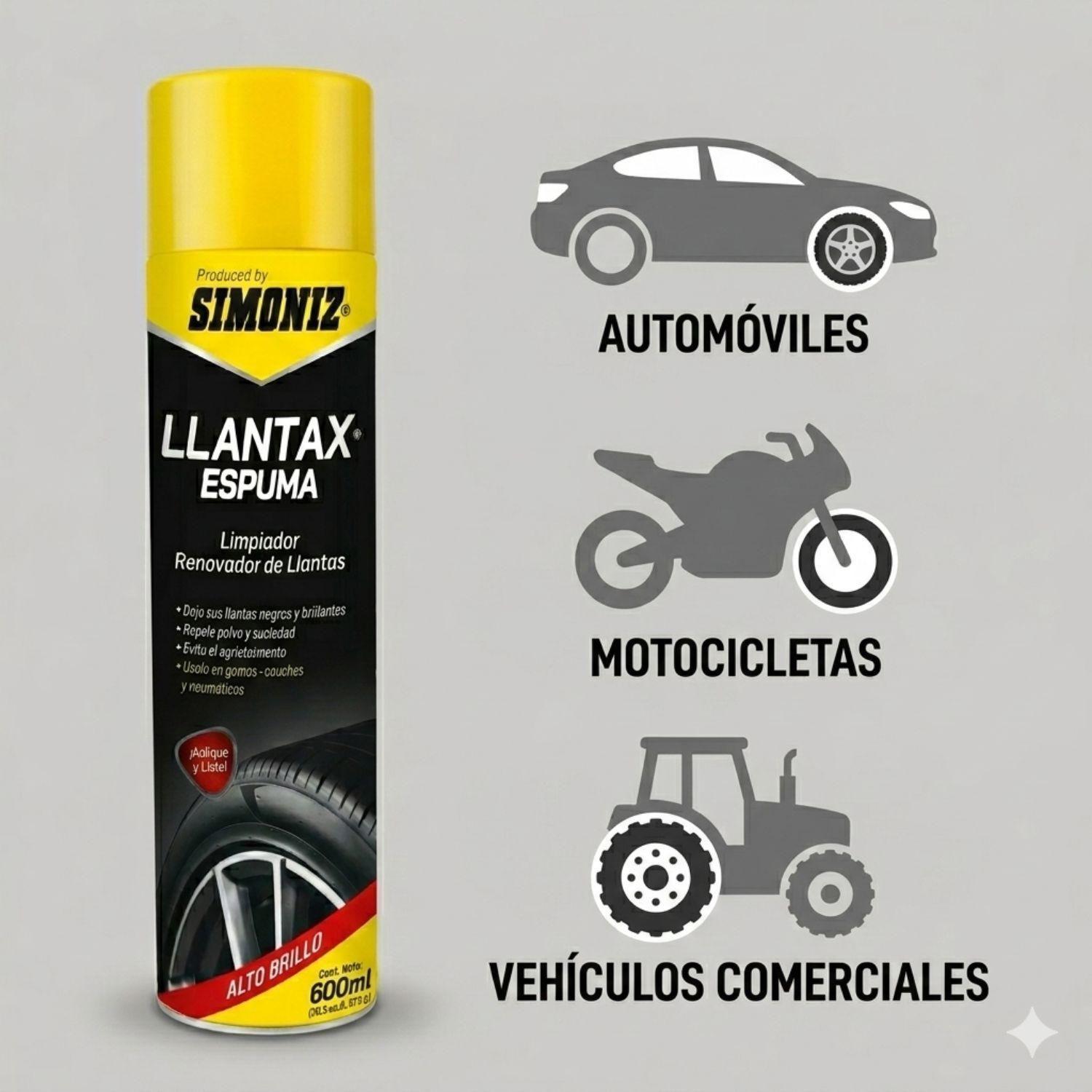 Limpiador de Llantas Simoniz Espuma Para Rines 480ml-3