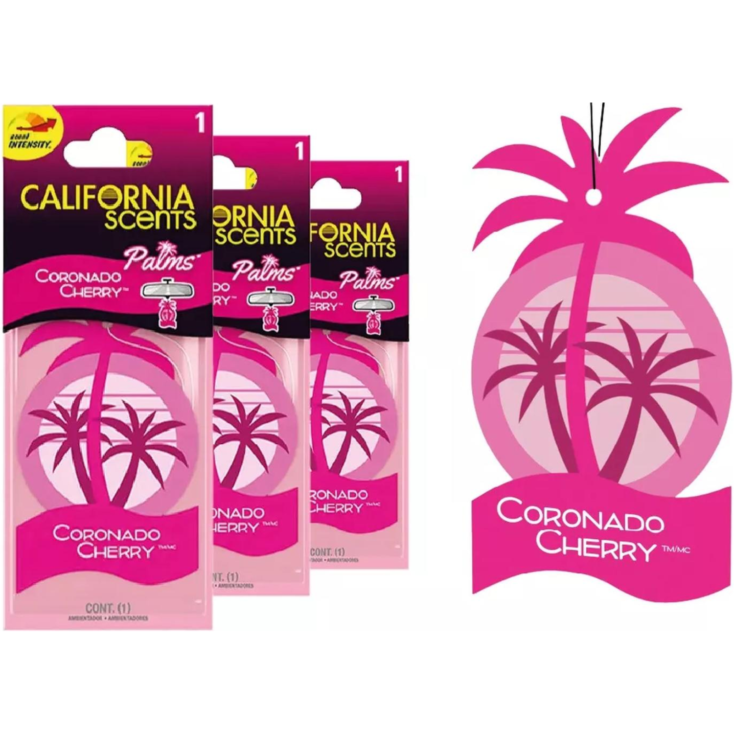 Ambientador Auto Cherry Pack 3 California Scents-2