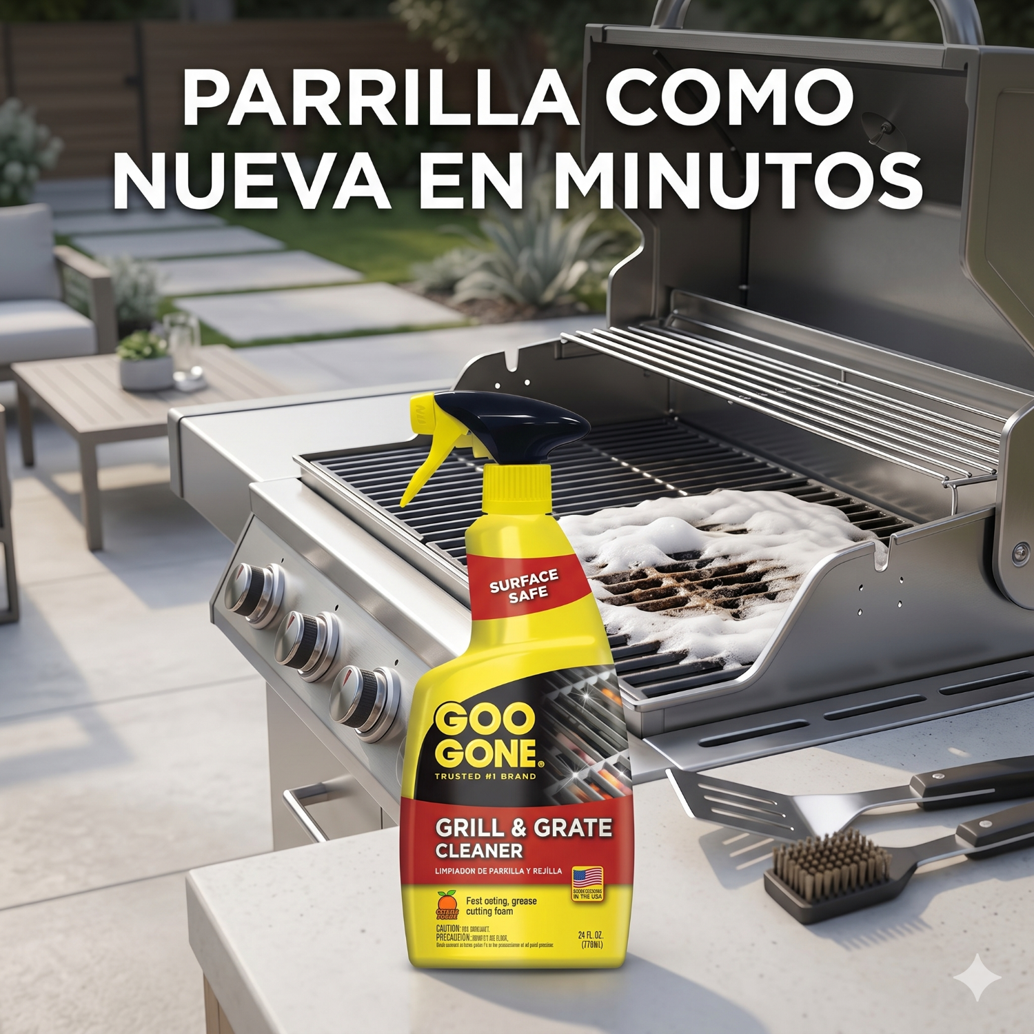 Limpiador De Bbq Y Parrillas Goo Gone 710 Ml-5