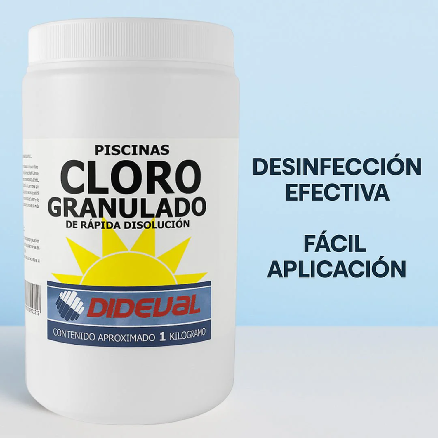 Cloro Granulado para Piscina Dideval 1 kg-2