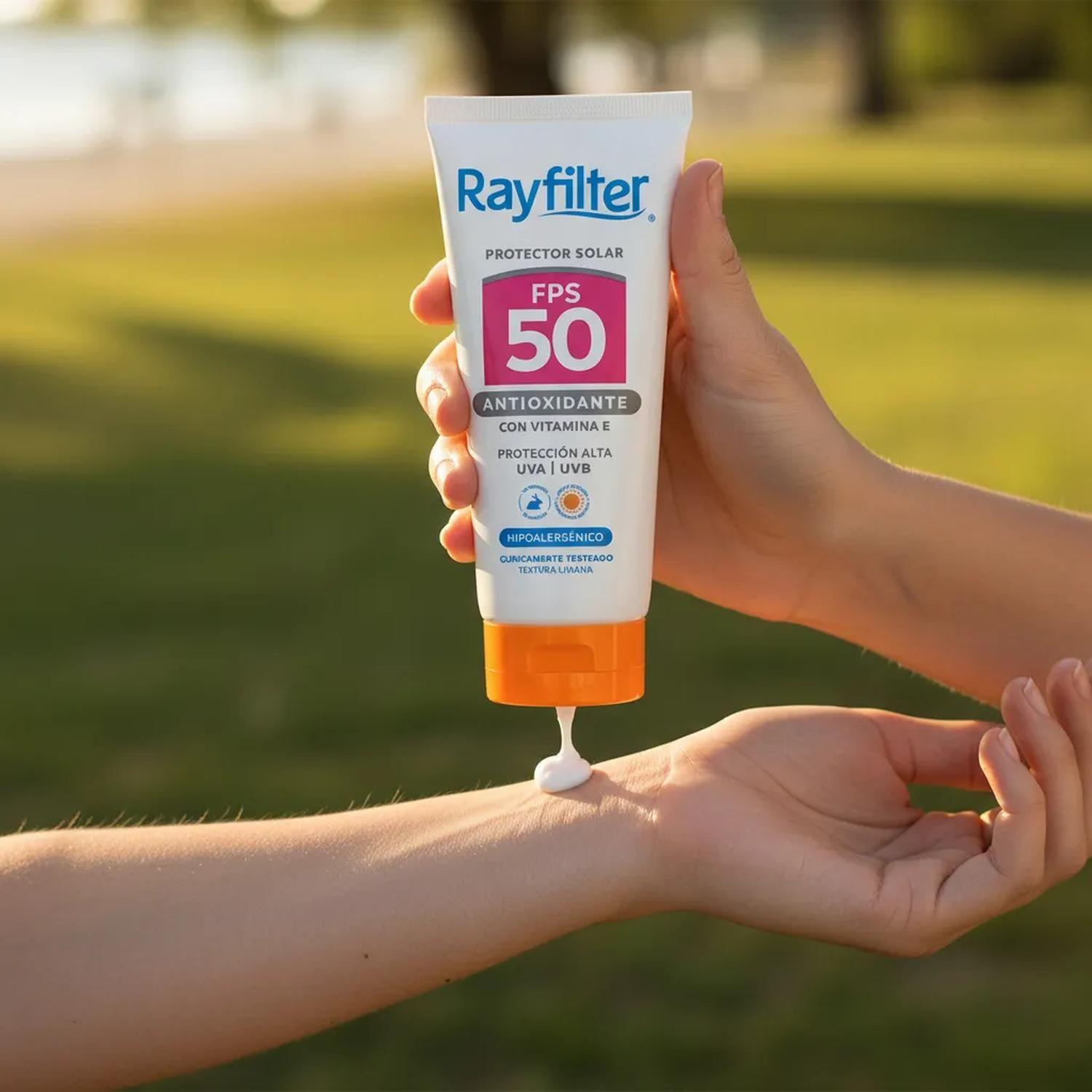 Protector Solar FPS50 Antioxidante Rayfilter 190g-2