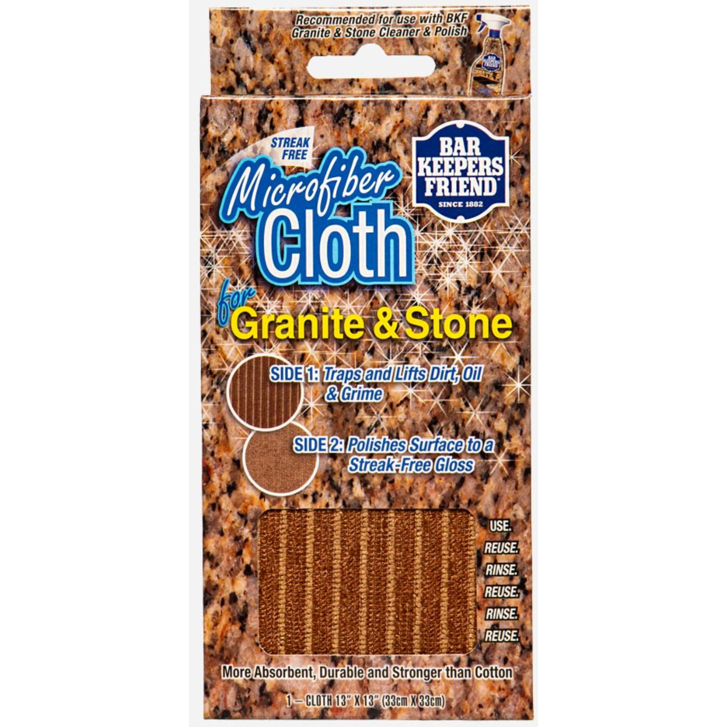Paño Microfibra granito y mármol BKF 1 unid-0