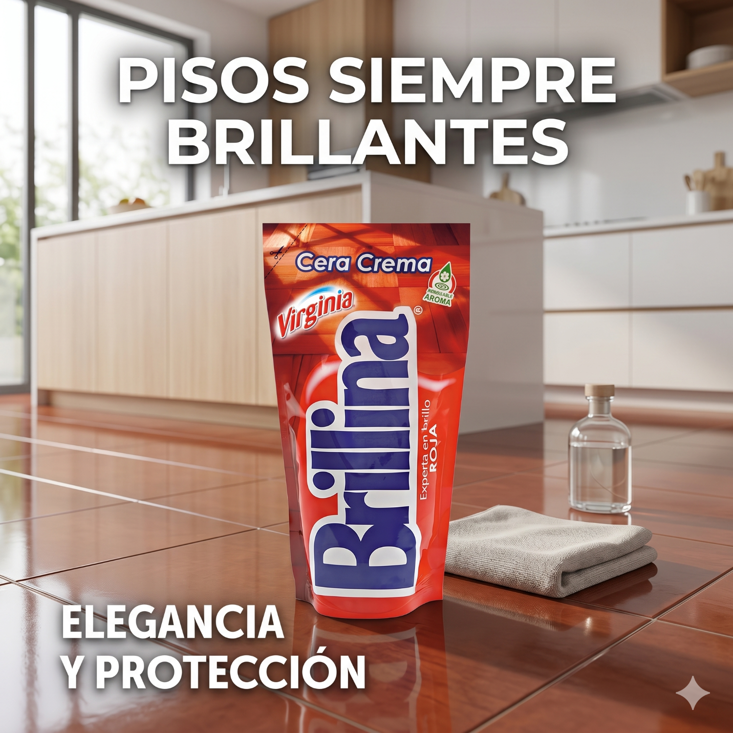 Cera Pisos Roja Brillina 340cc-6