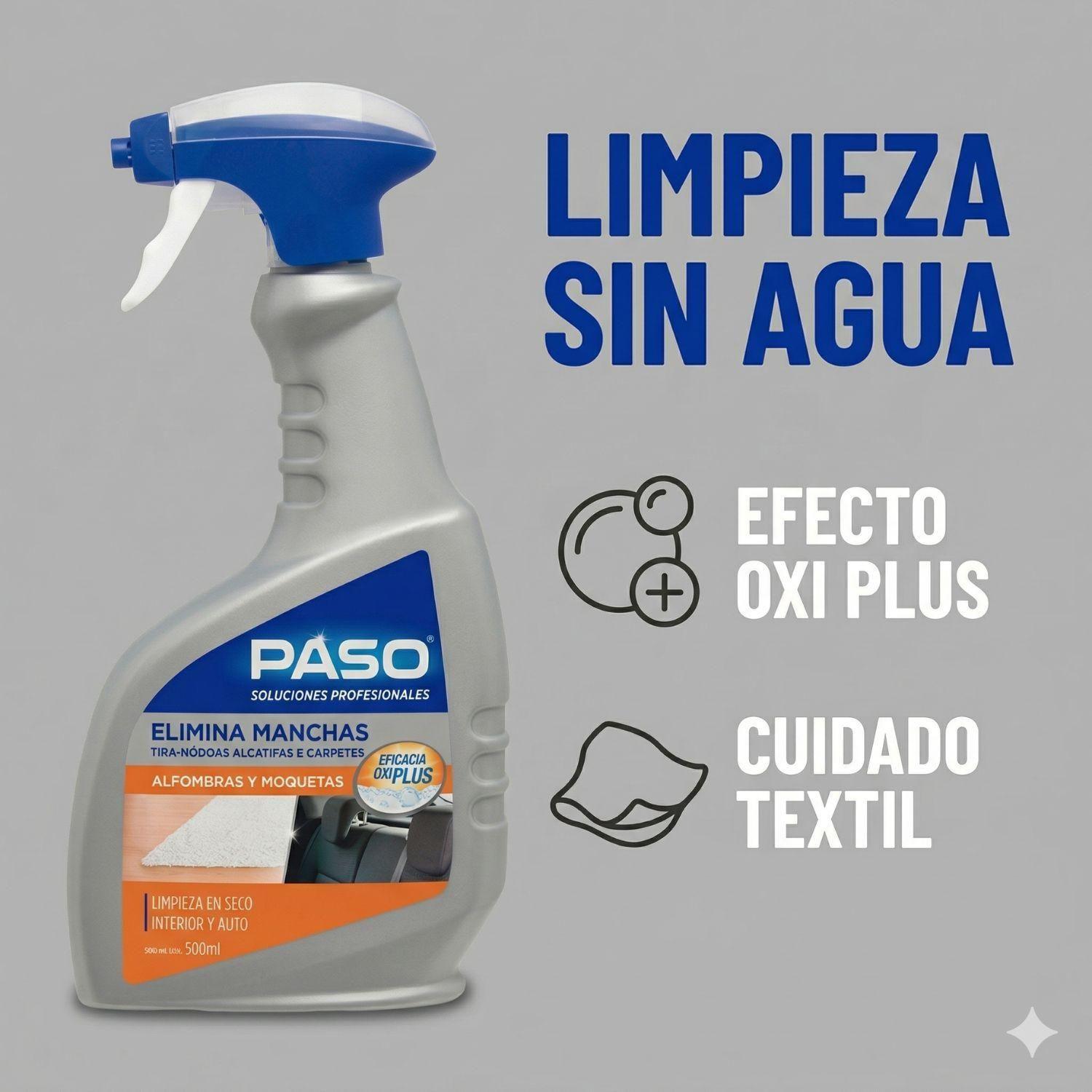 Quita Mancha Alfombras Y Tapices Paso Limpieza En Seco 500ml-1