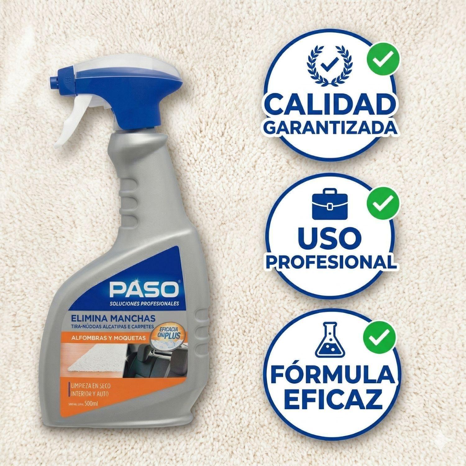 Quita Mancha Alfombras Y Tapices Paso Limpieza En Seco 500ml-4