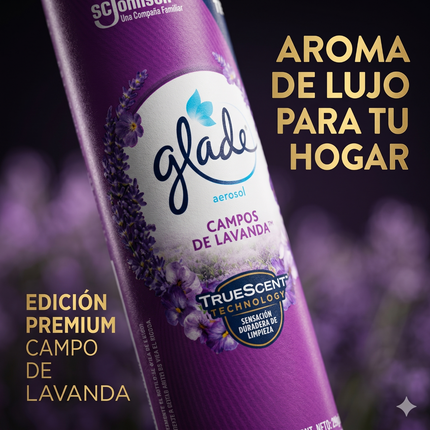 Glade Ambiental Campos de Lavanda Spray 360 cc-5
