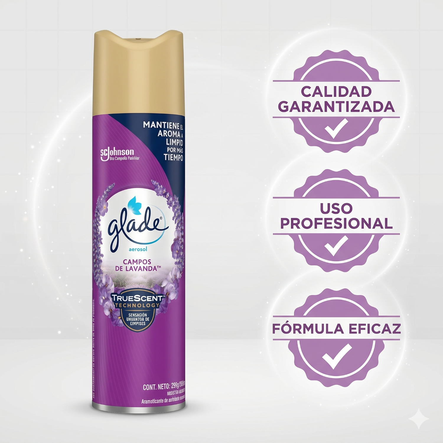 Glade Ambiental Campos de Lavanda Spray 360 cc-4