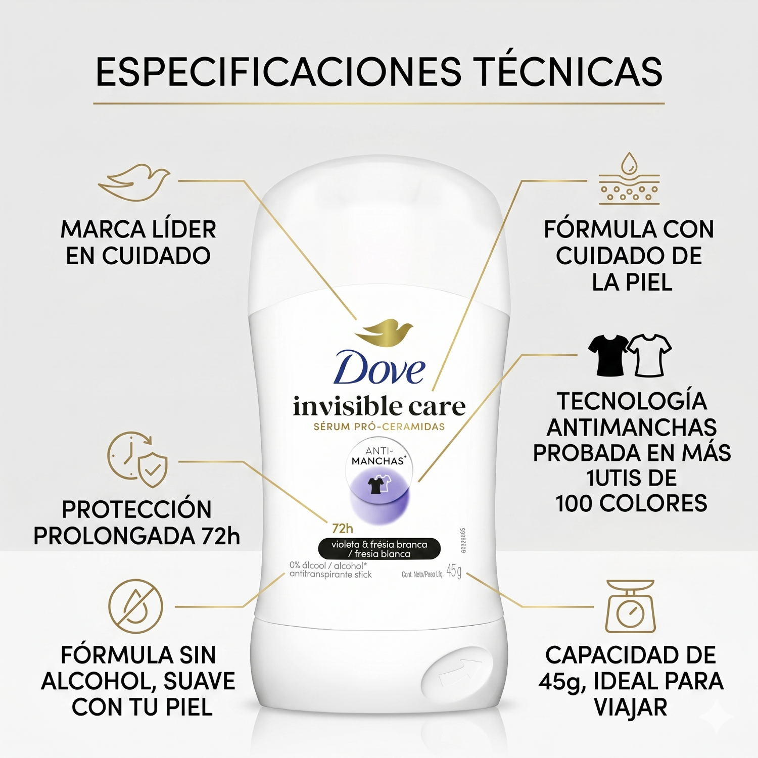 Dove Antitranspirante Invisible Dry 45g No Deja Manchas-3