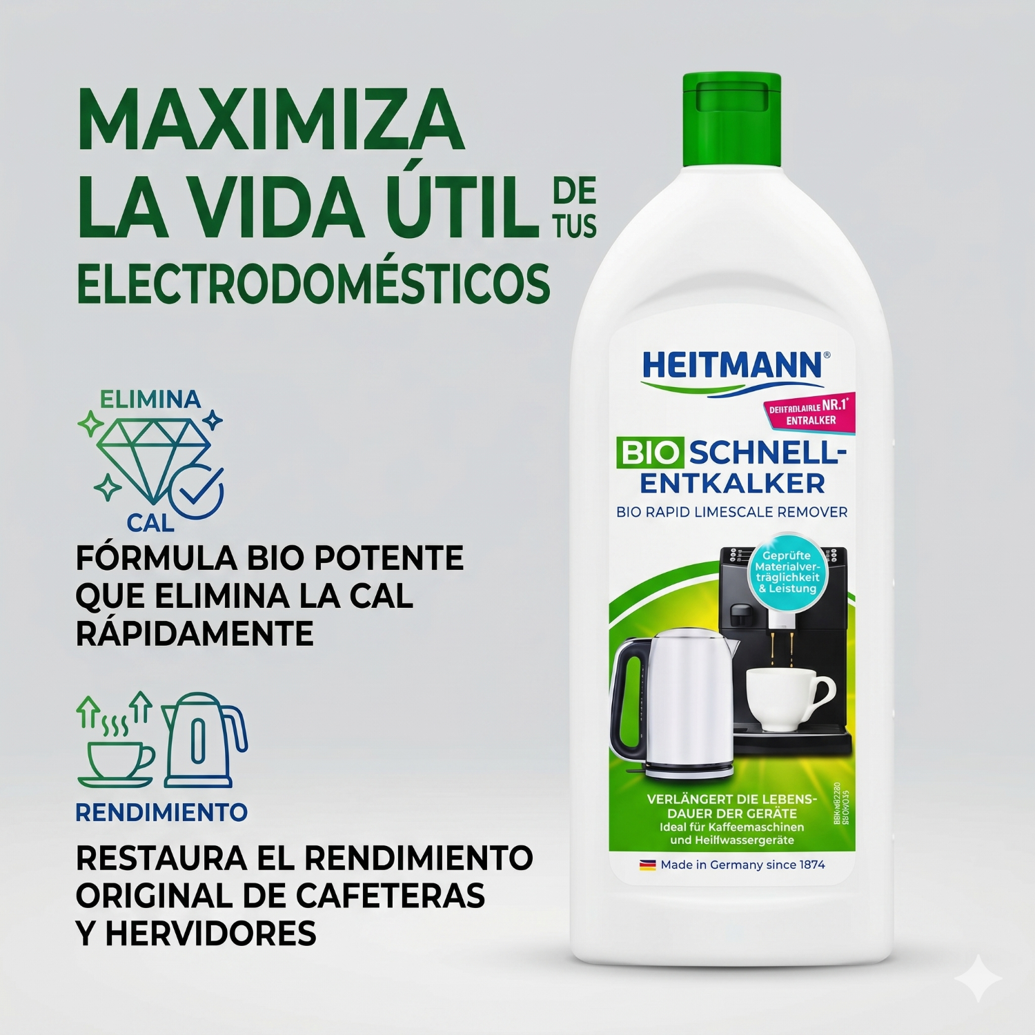 Descalcificador Limpiador De Cafeteras Y Hervidores 250ml-2