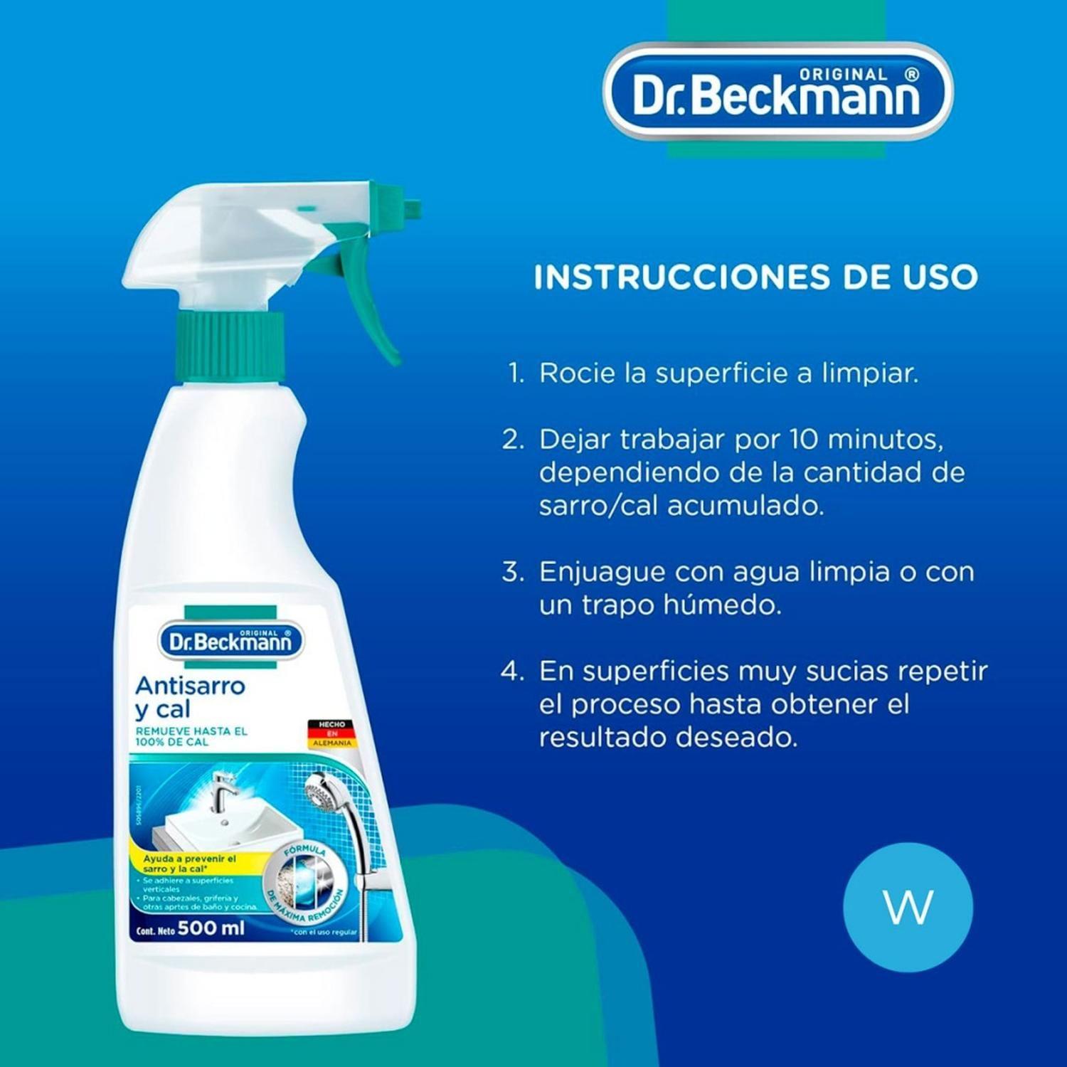 Limpiador Antisarro y Cal Baños Dr. Beckmann 500ml-1