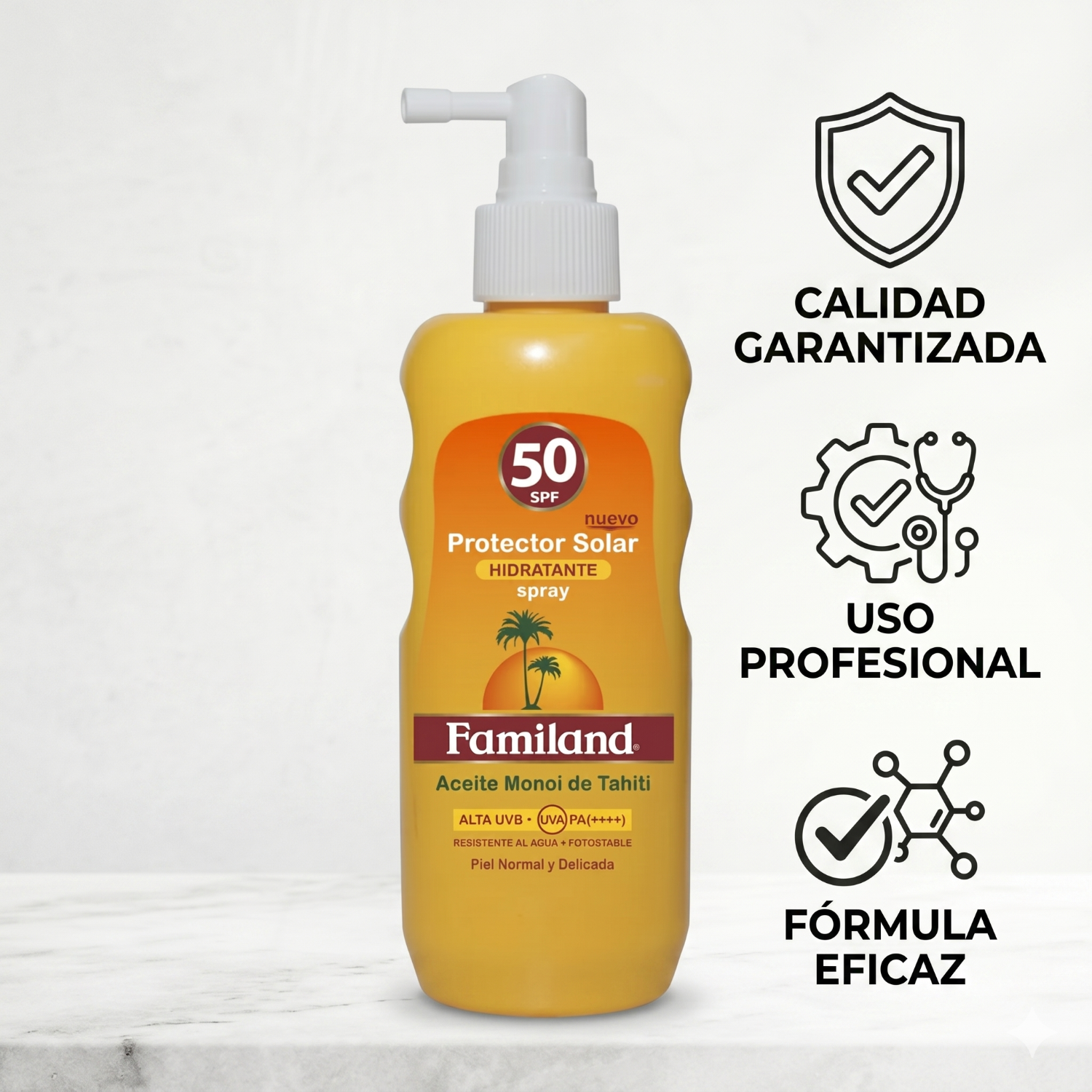 Bloqueador Solar Familand Monoi FPS50 Spray 190ml-4