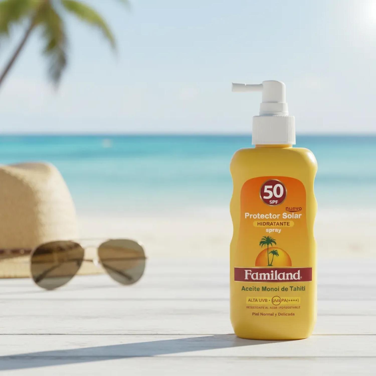Bloqueador Solar Familand Monoi FPS50 Spray 190ml-5