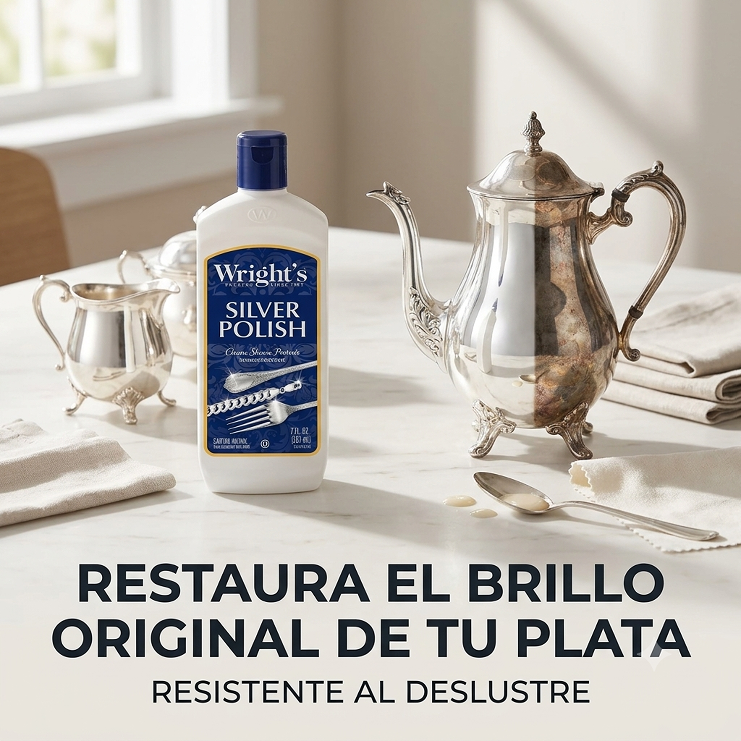 Pulidor Plata Wrights Silver Polish 207ml Anti Opacidad-5