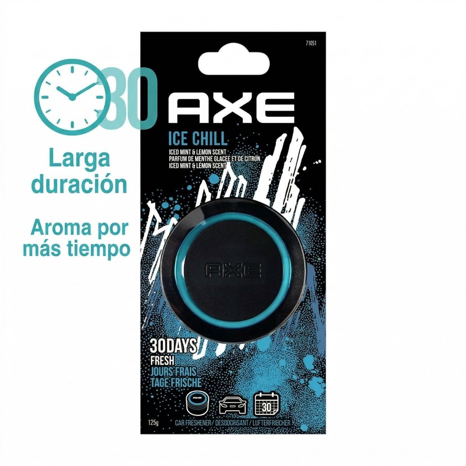Pack 3 Aromatizantes Auto Axe Ice Gel 125g Eliminador Olores Auto-5