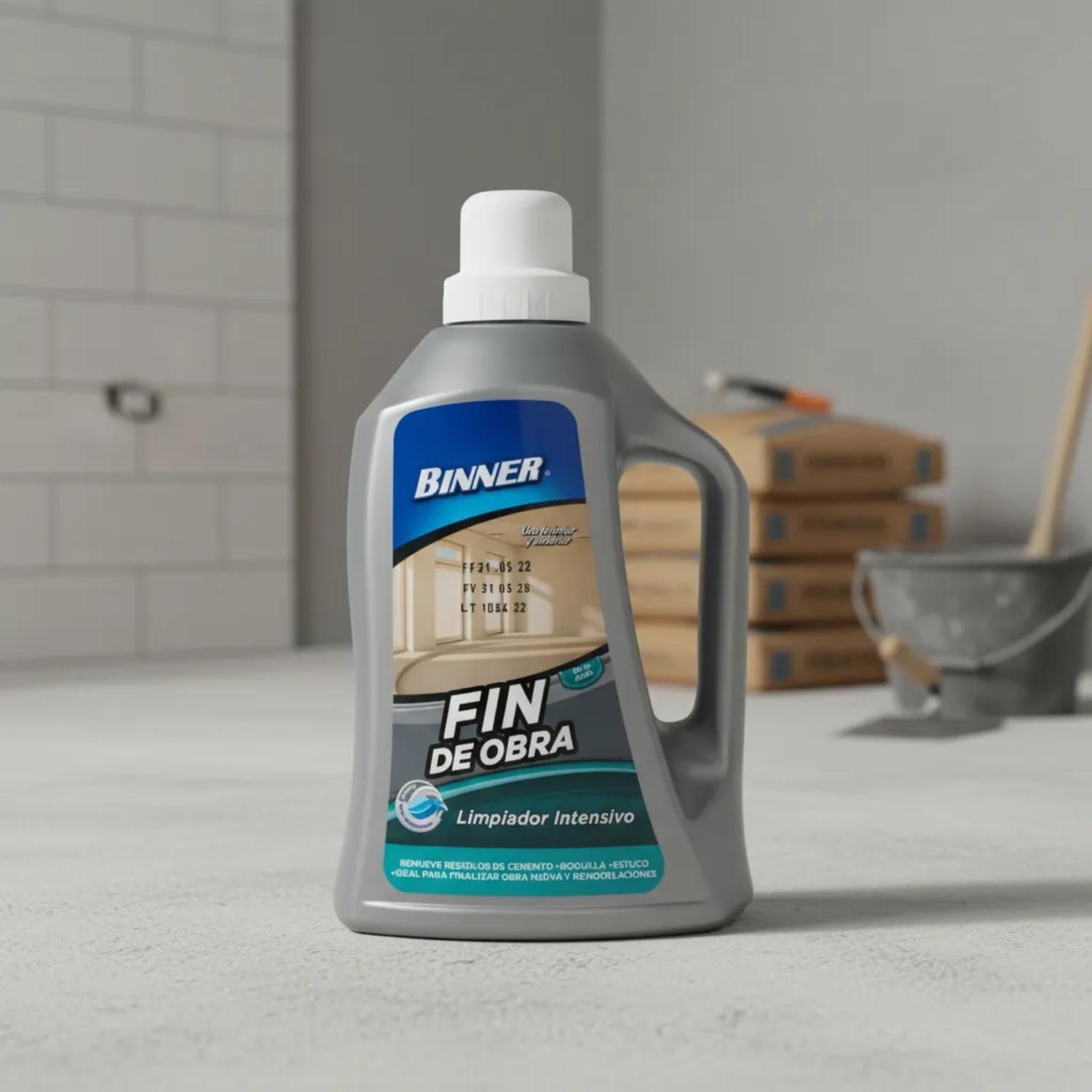 Limpiador Removedor Fin De Obras Binner 1l-1