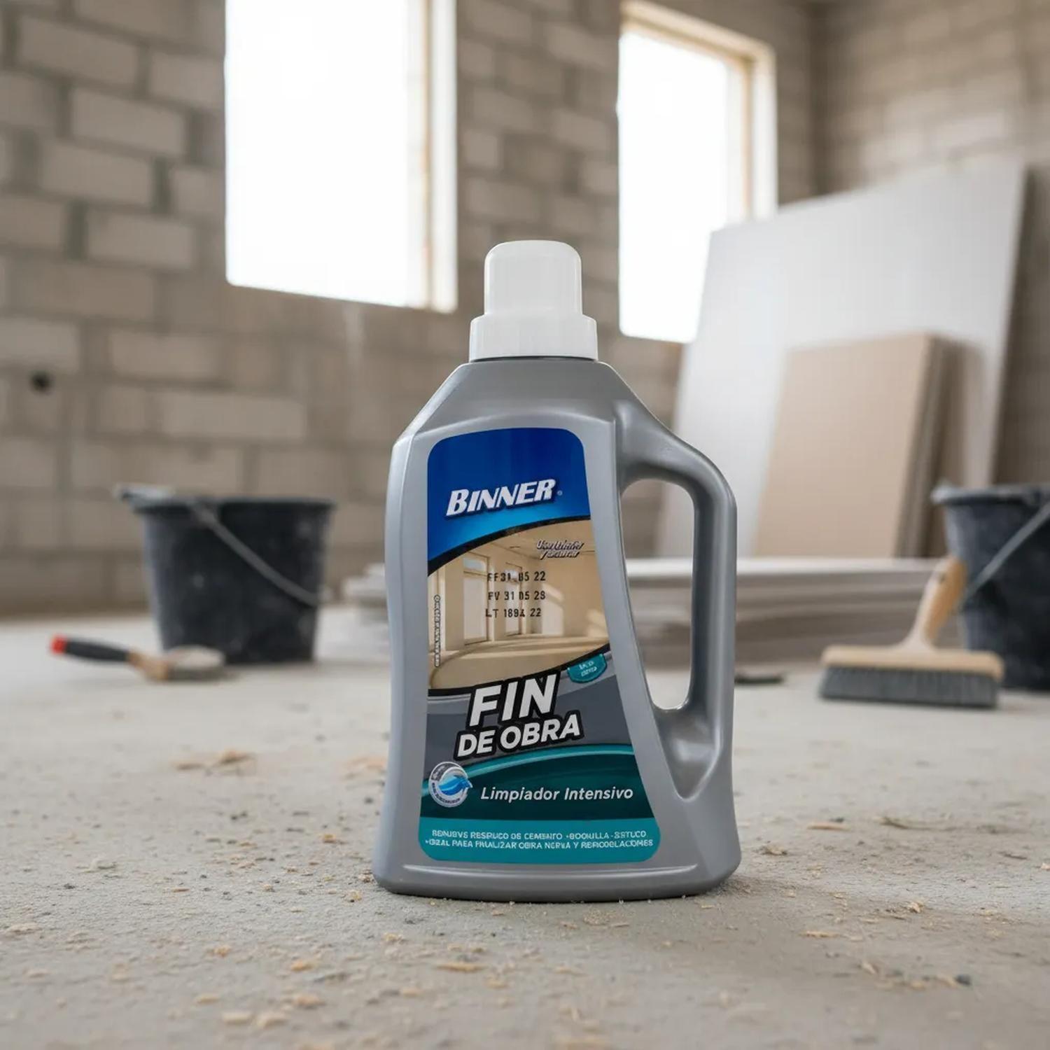 Limpiador Removedor Fin De Obras Binner 1l-3
