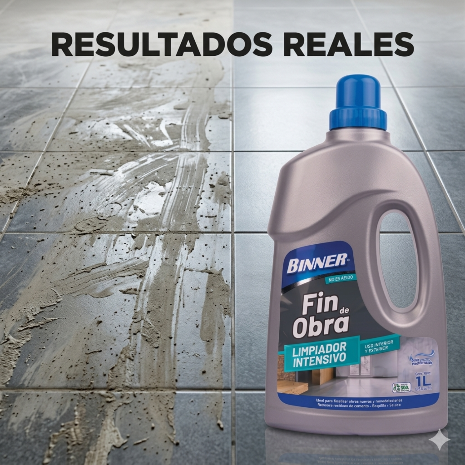 Limpiador Removedor Fin De Obras Binner 1l-4