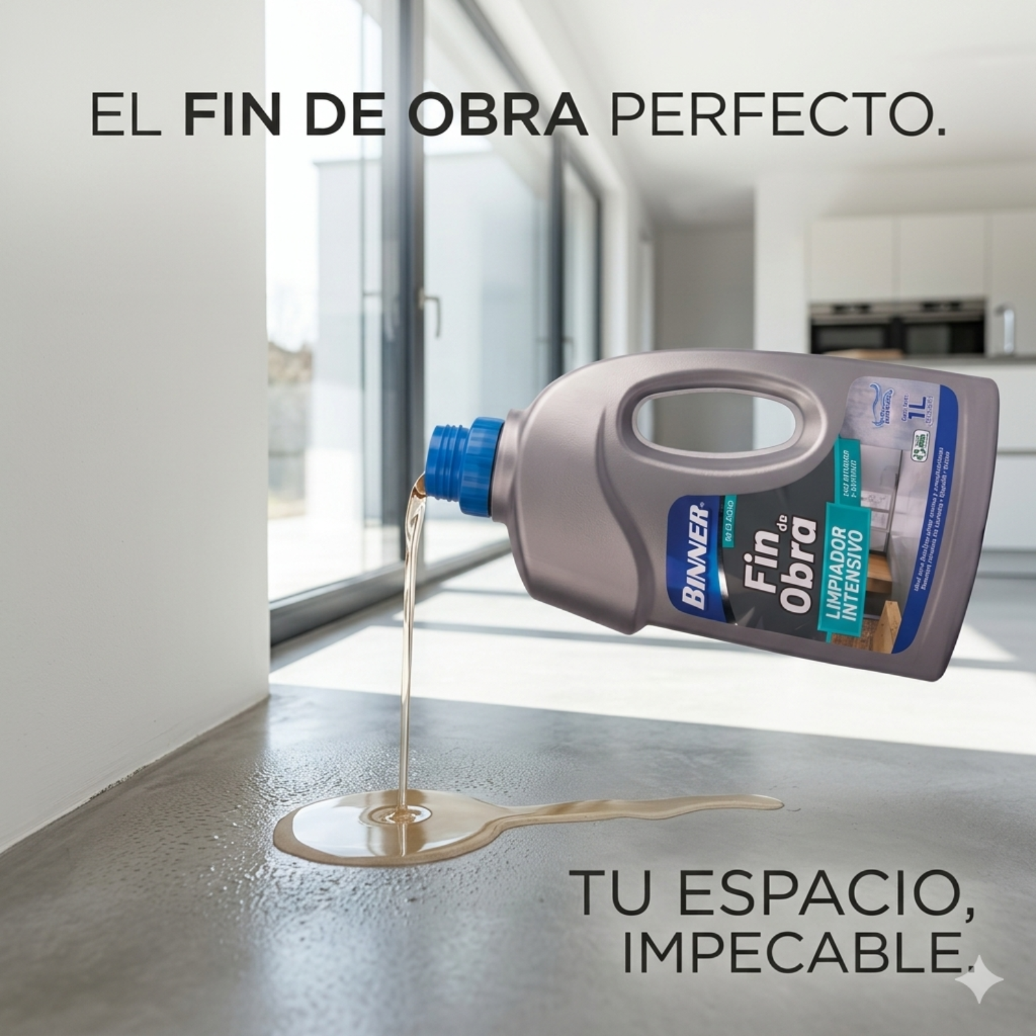 Limpiador Removedor Fin De Obras Binner 1l-6