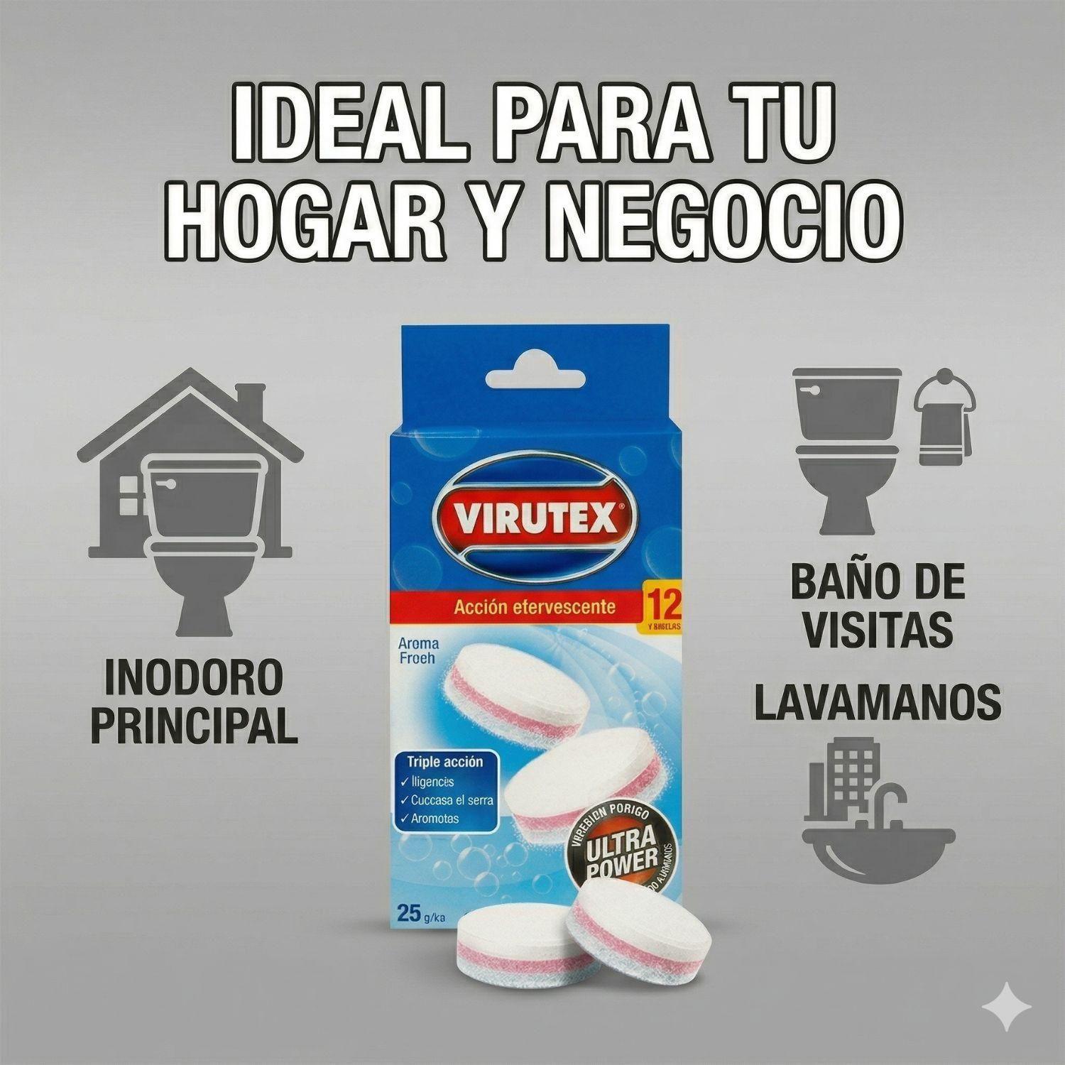 Pastillas Inodoro Efervescentes Antisarro Virutex 12tabletas-3