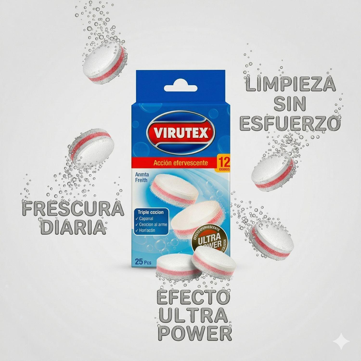 Pastillas Inodoro Efervescentes Antisarro Virutex 12tabletas-6