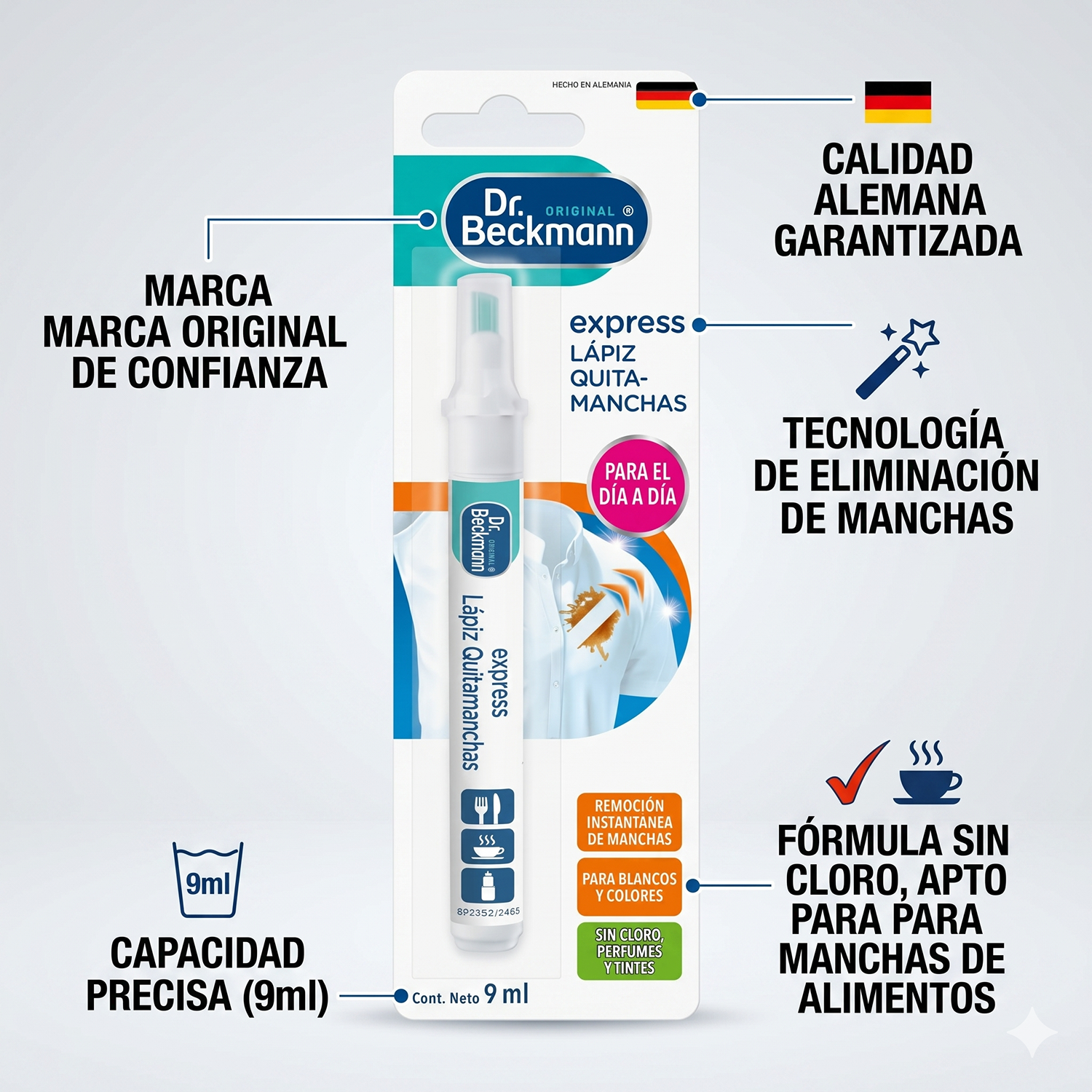 Dr. Beckmann Pack 3 Lápices Quitamanchas 9 ml-3