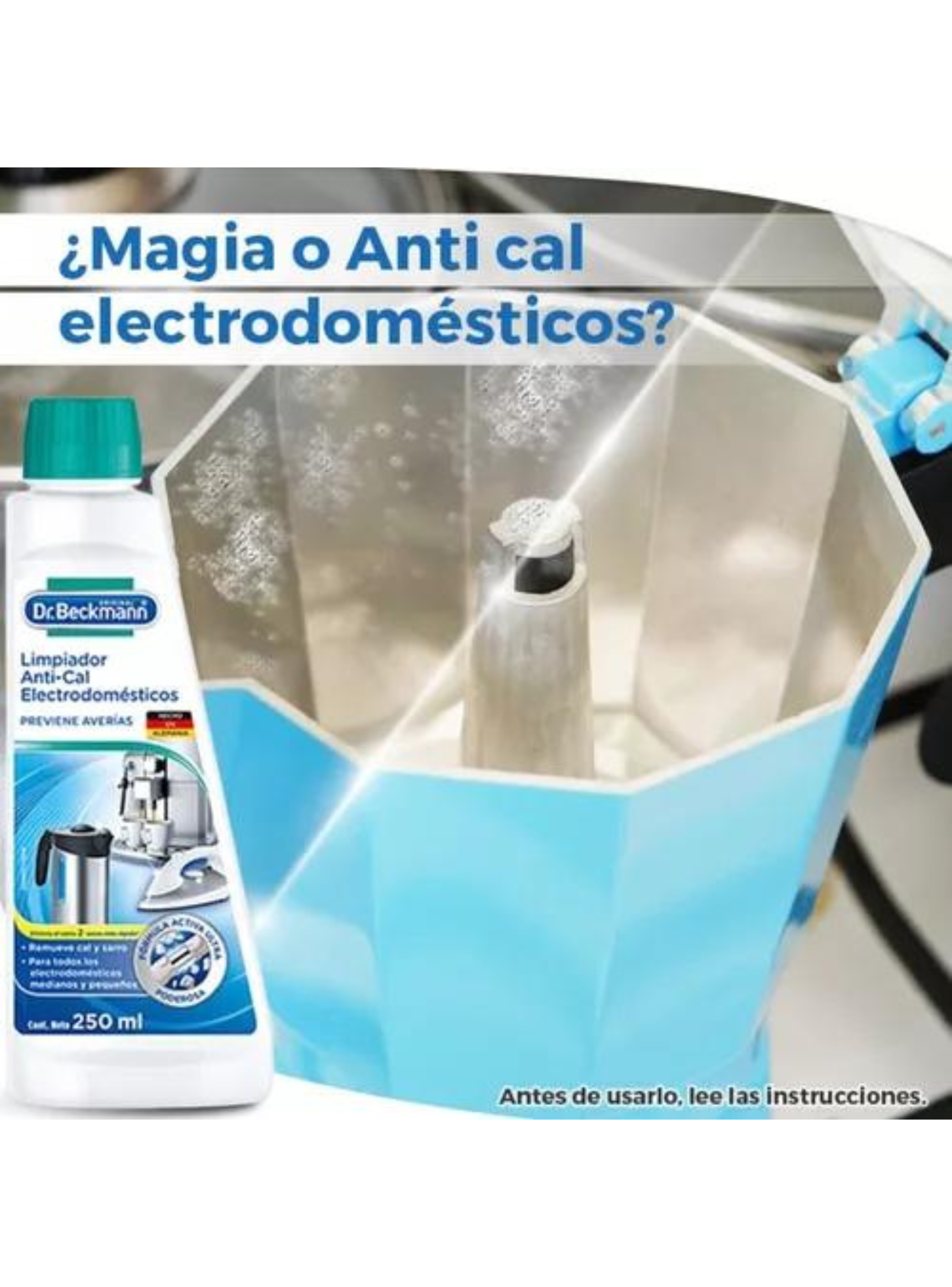 Dr. Beckmann Limpiador Anti Cal Electrodomésticos 250ml: Adiós a la cal en tus electrodoméstico-2