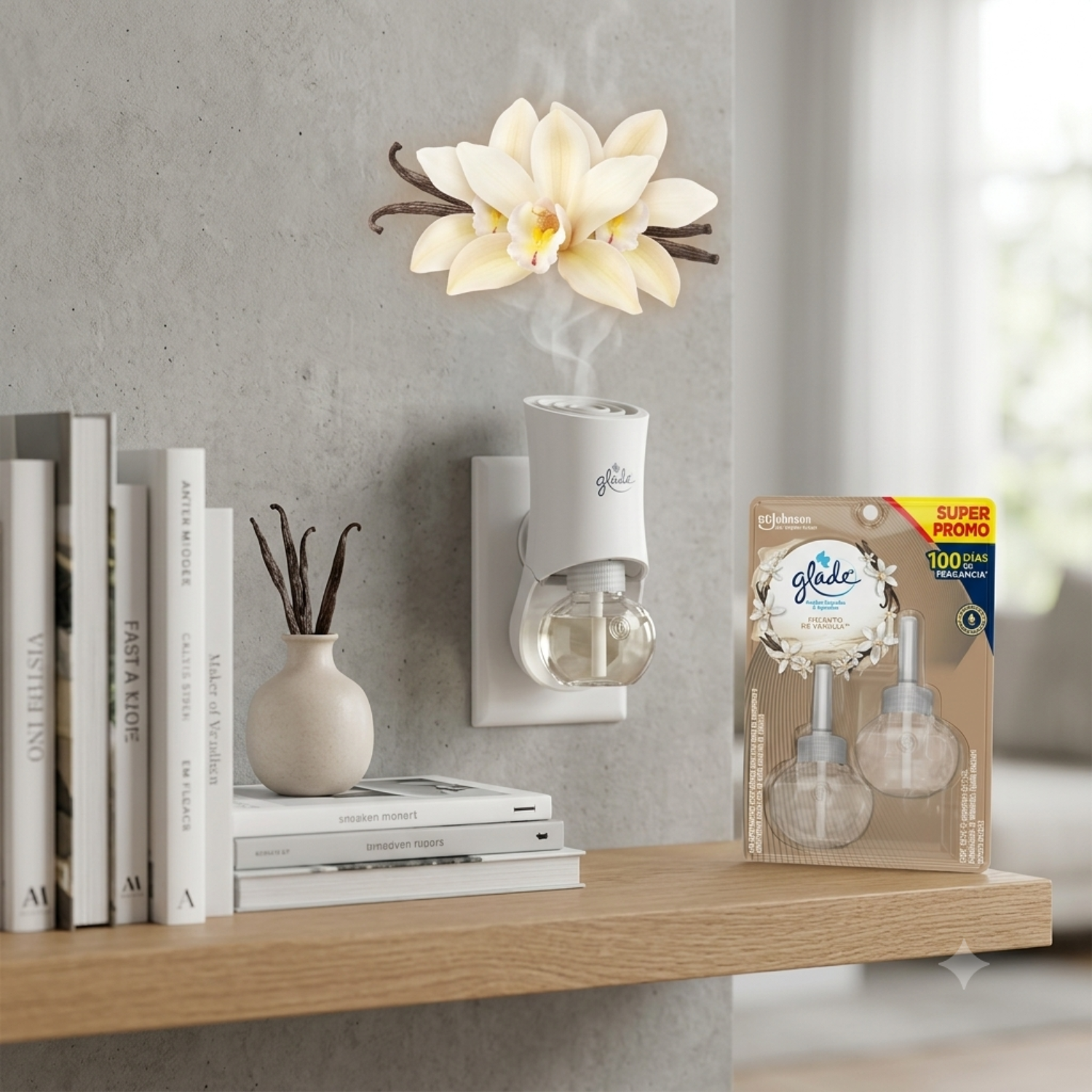Recarga Glade Aceite Natural Vainilla 21mlx2unid-5
