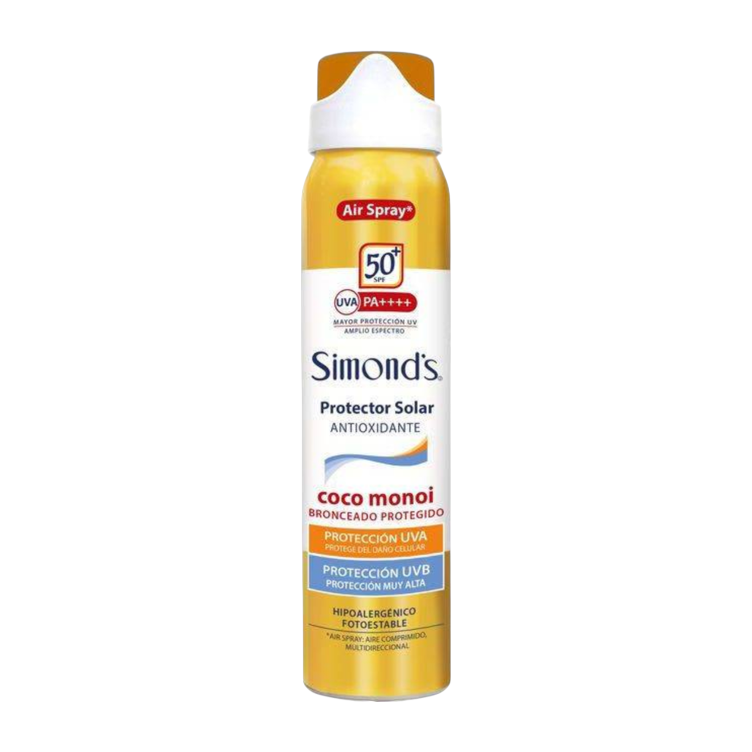 Protector Solar Simonds Air Spray FPS50 Coco Monoi 75ml-0