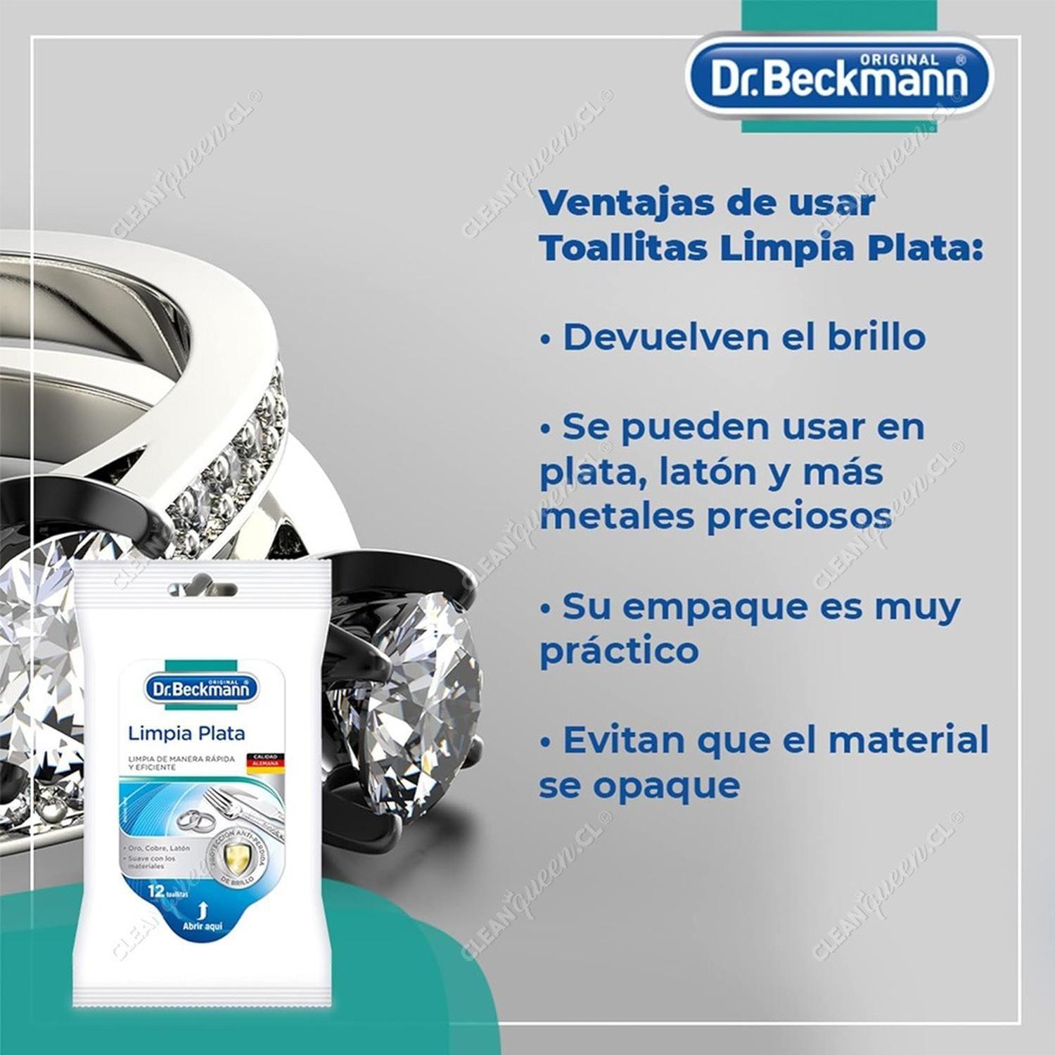 Toallitas para Plata y Metales Dr. Beckmann 12 Un-4