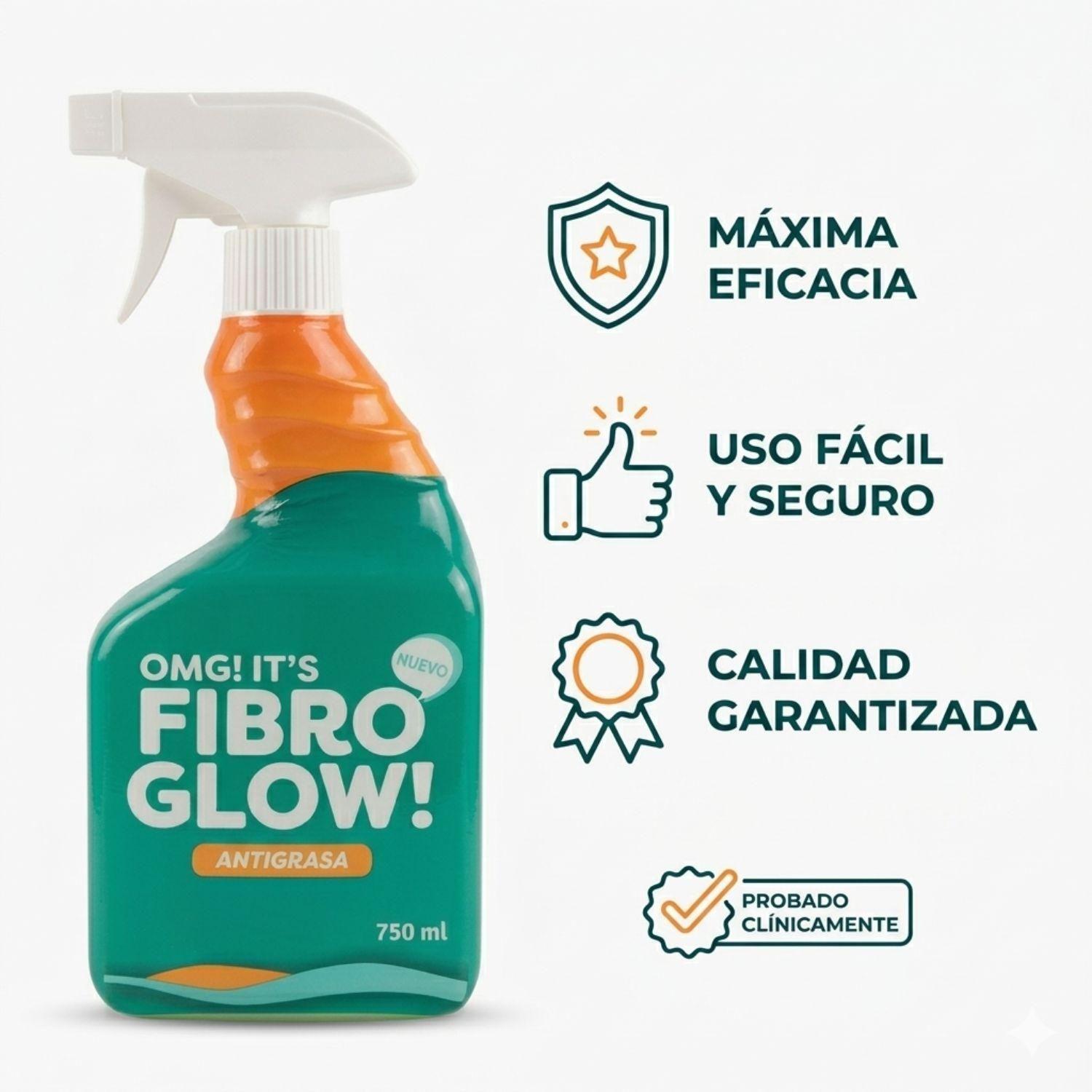 Limpiador Antigrasa Fibro Glow Gatillo 750ml Cocina Multiuso-4