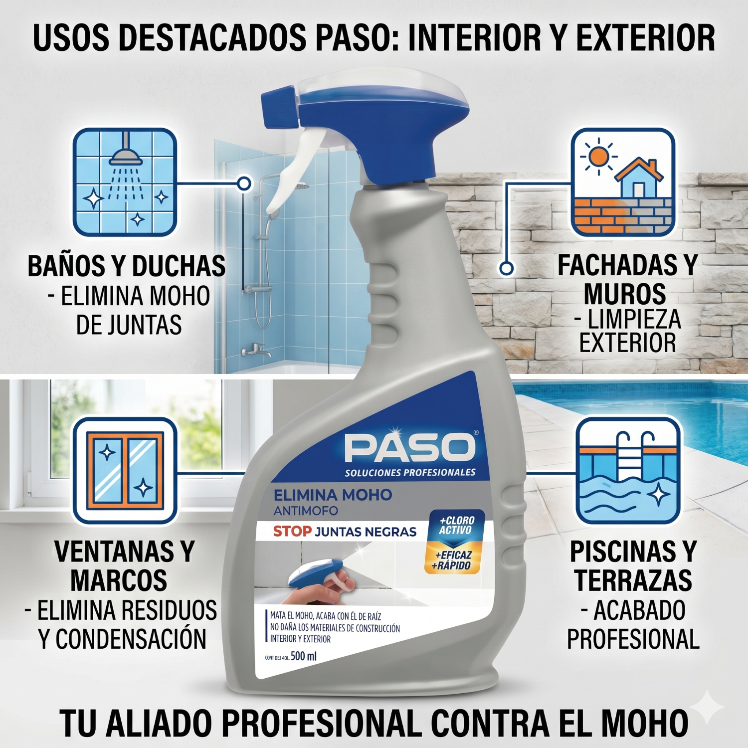 Limpiador Elimina Moho Interior Y Exterior 500ml-2