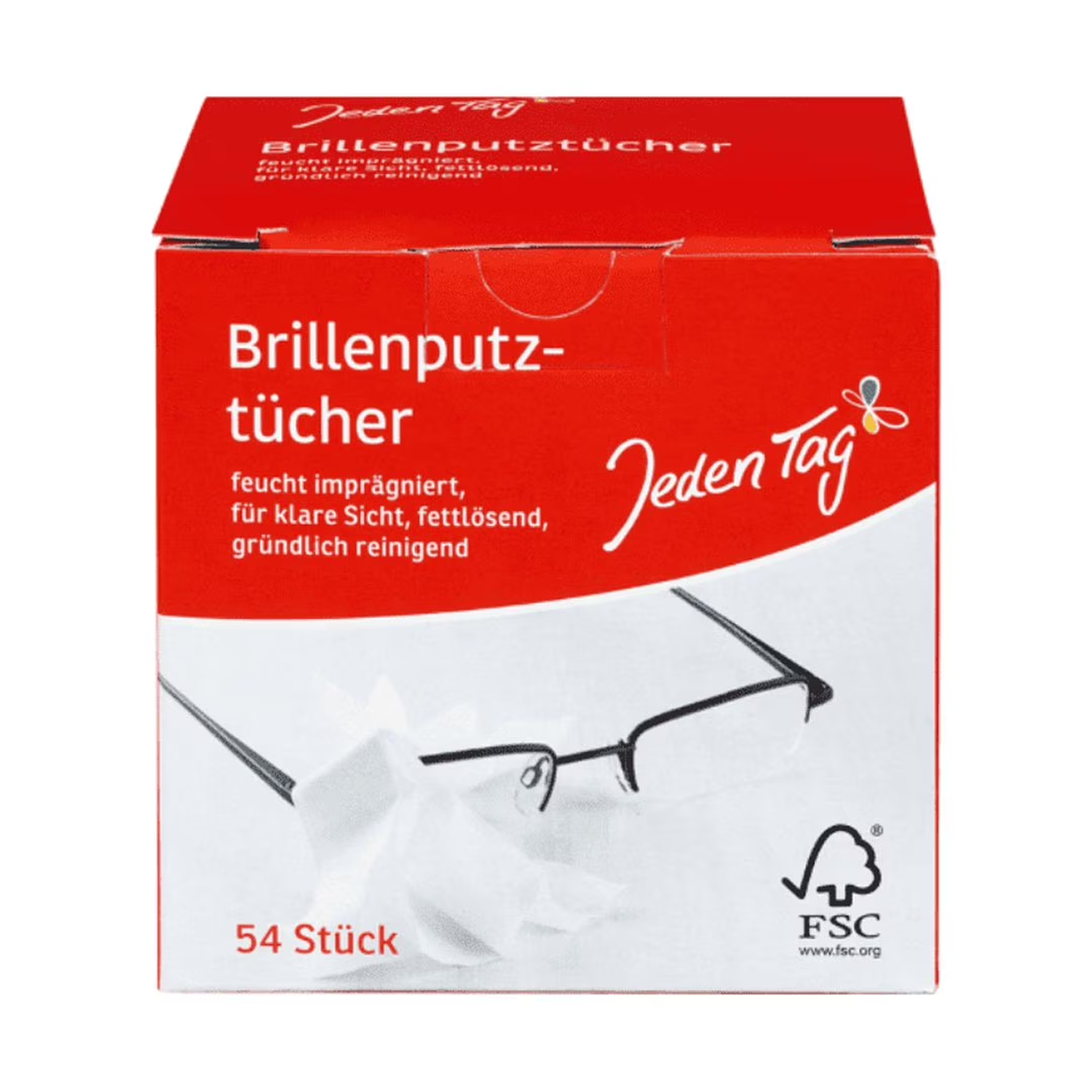 Paños Limpieza De Lentes Jeden Tag 54unid Pack 2unidades-1
