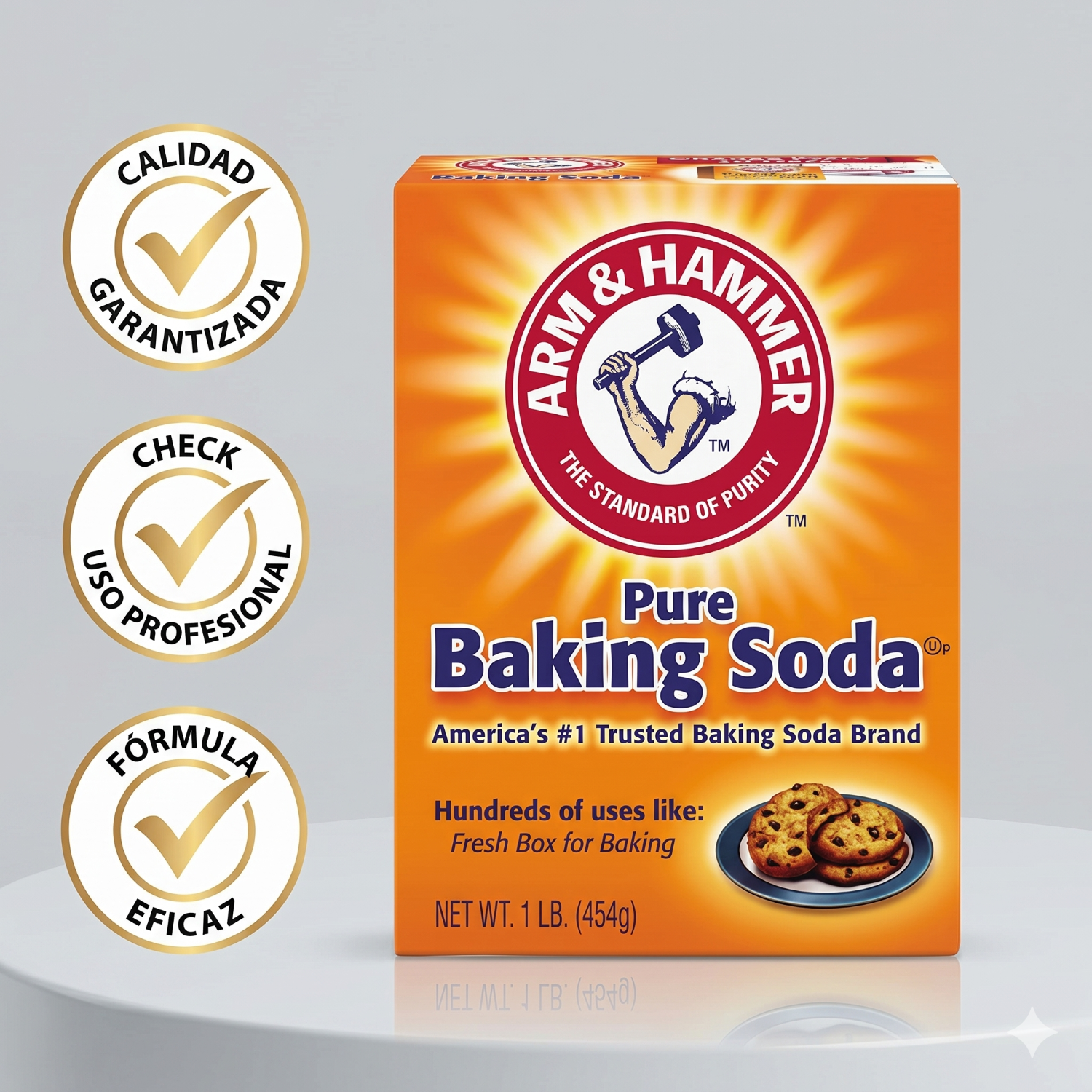 Bicarbonato De Sodio Arm & Hammer 454g-4